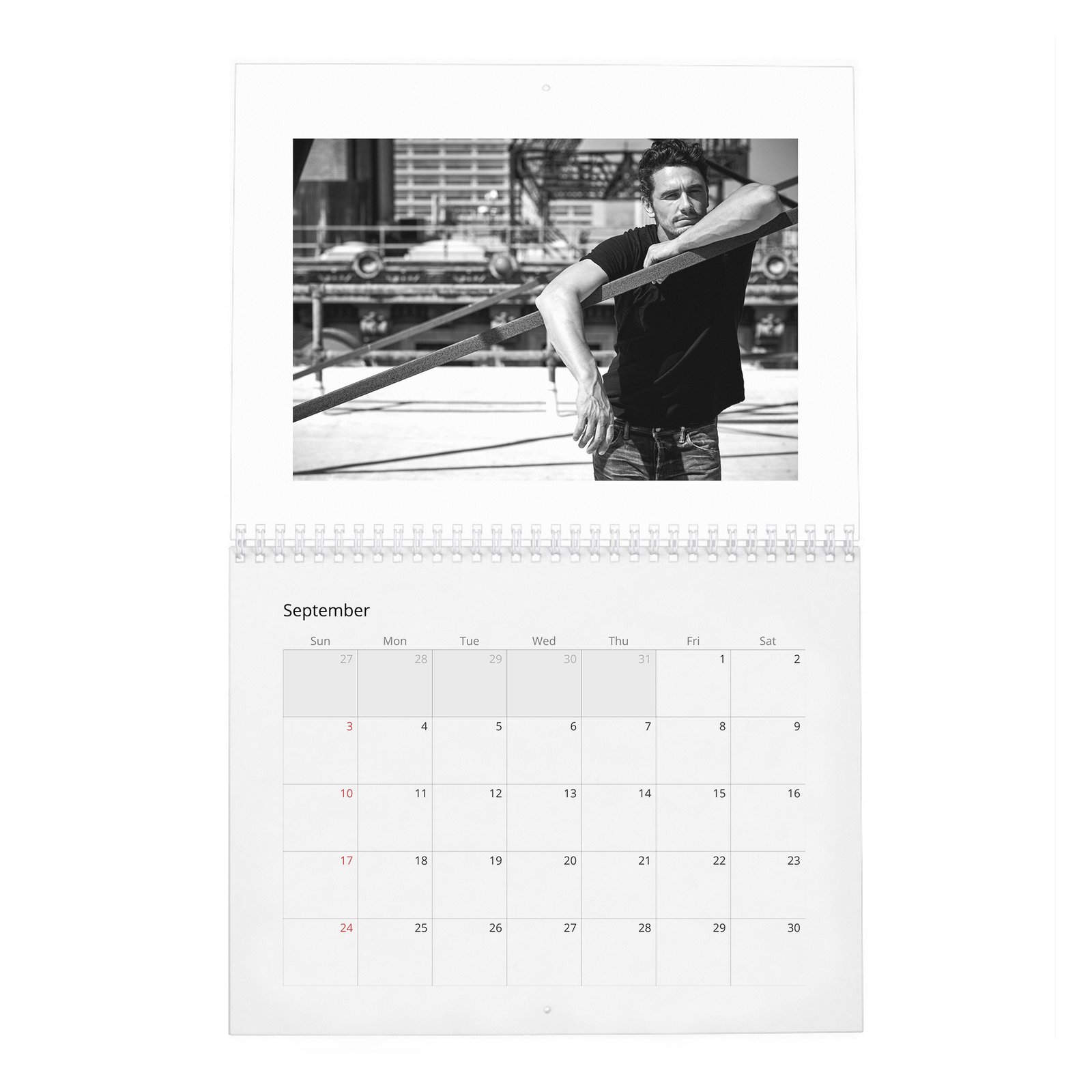 09 Jared Padalecki - The New Texas Ranger 2027 Wall Calendar