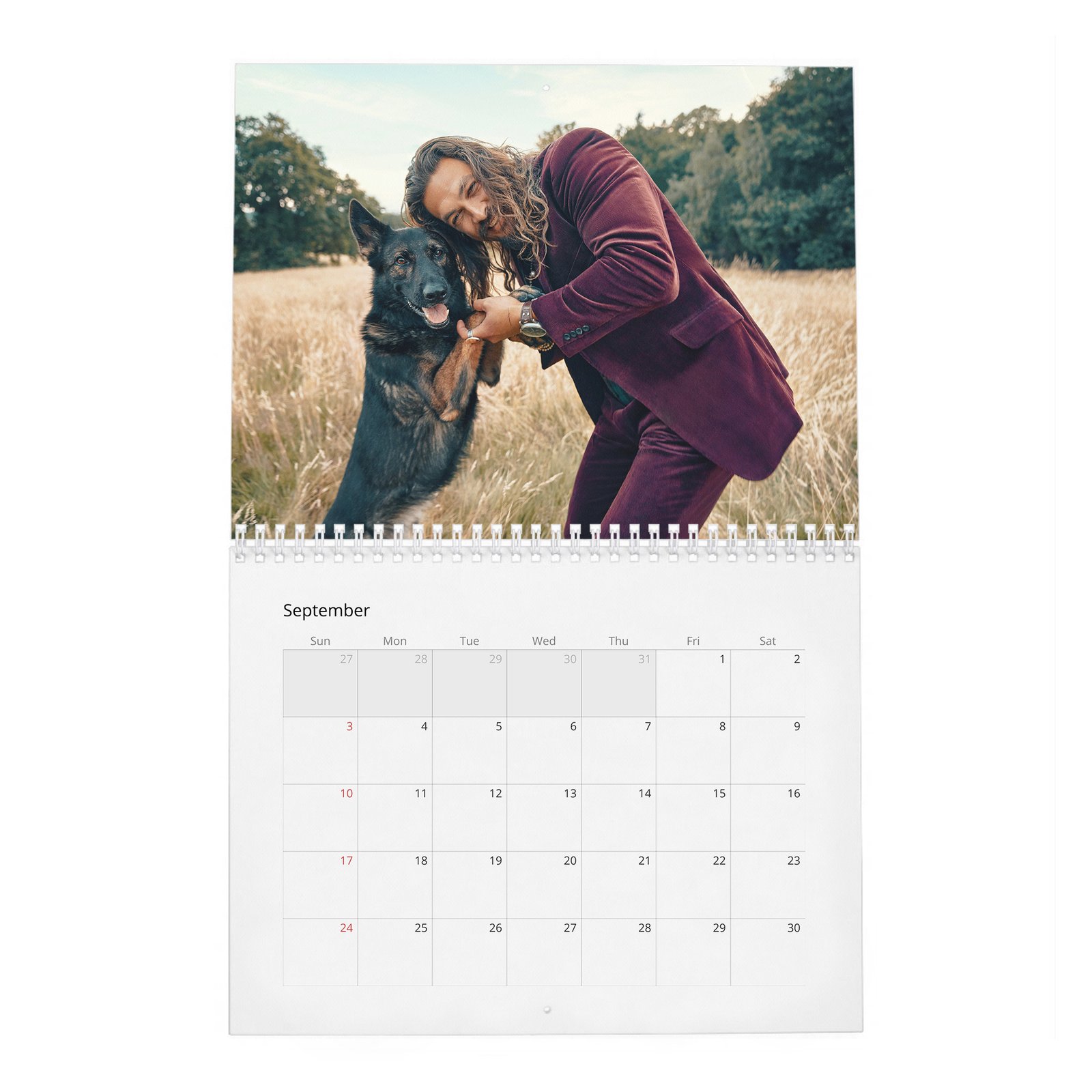 09 Jason Momoa - New Tricks 2027 Wall Calendar