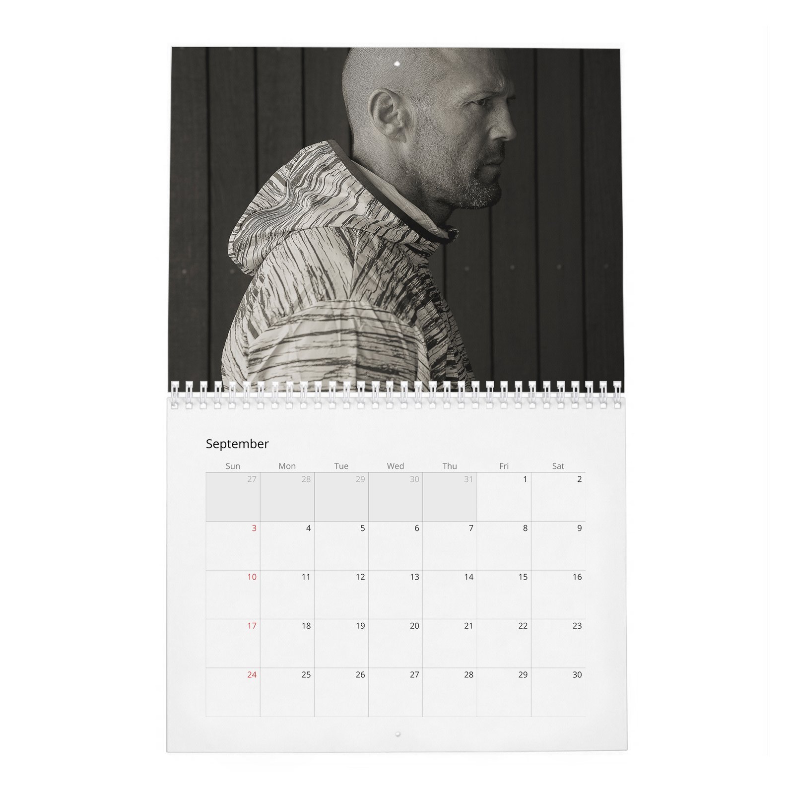09 Jason Statham - The Re-Education Of 2027 Wall Calendar