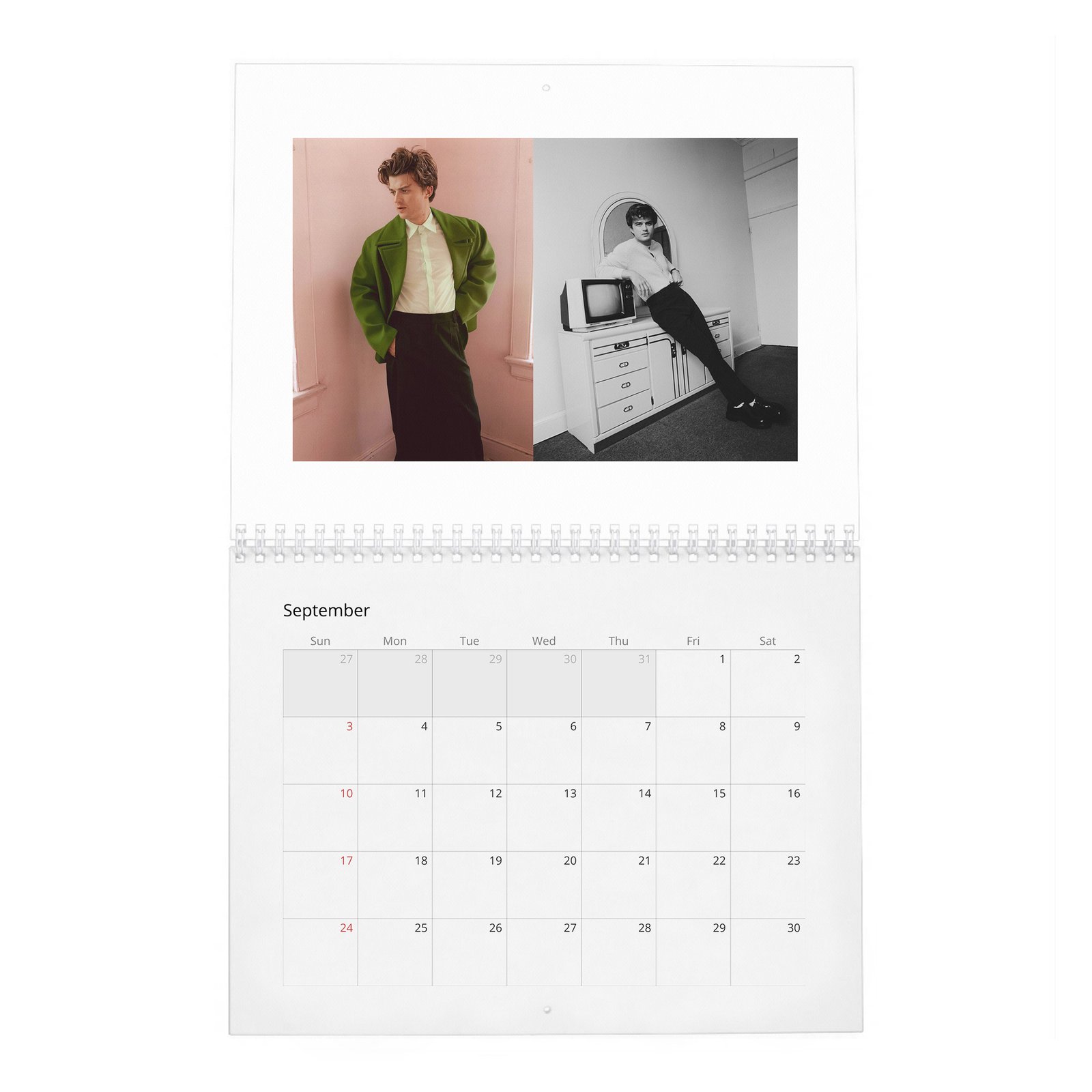 Joe Keery - Levels Up 2027 Wall Calendar