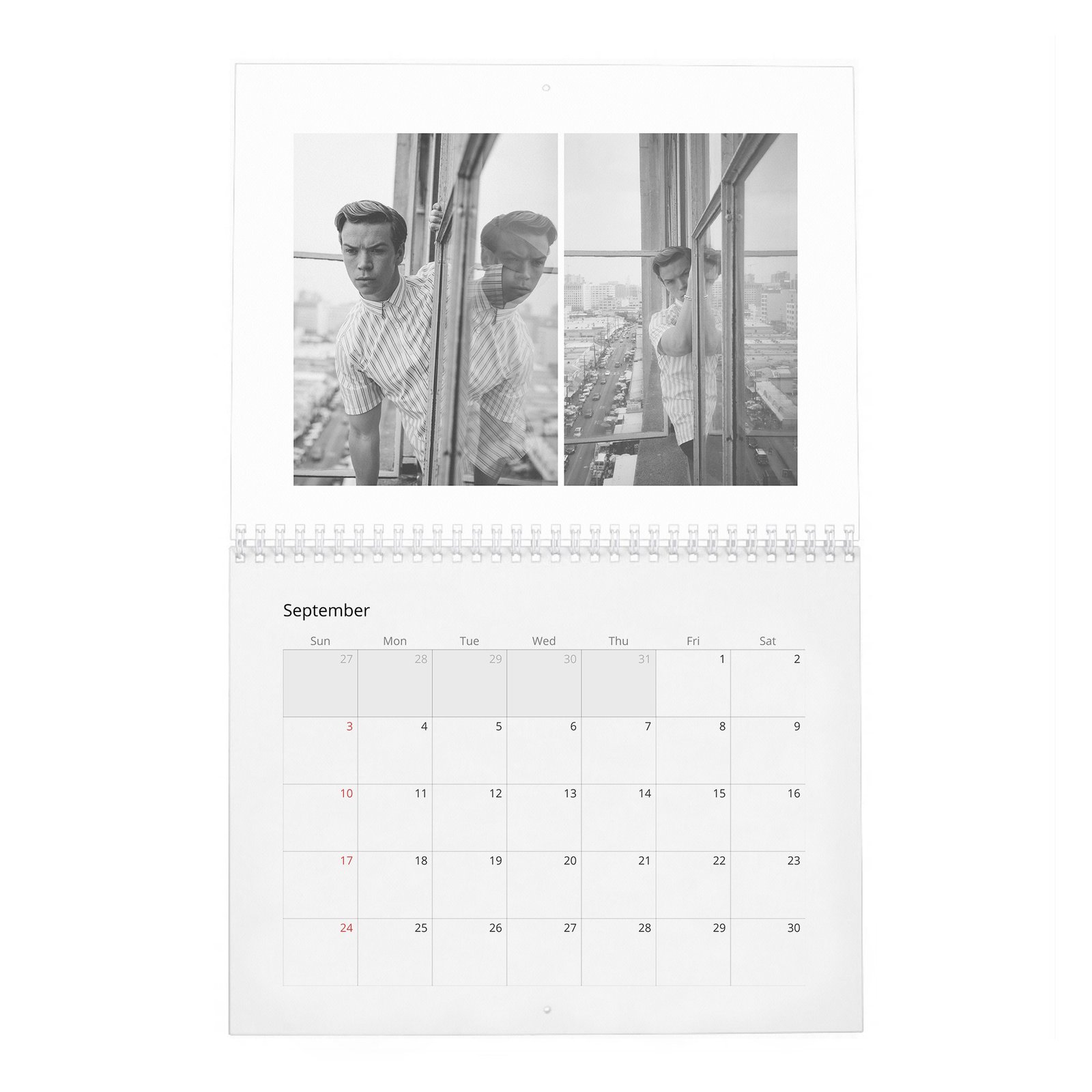 09 Will Poulter - Laterals 2027 Wall Calendar