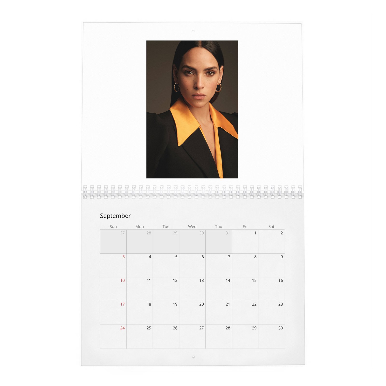 09 Adria Arjona - In conversation 2027 Wall Calendar