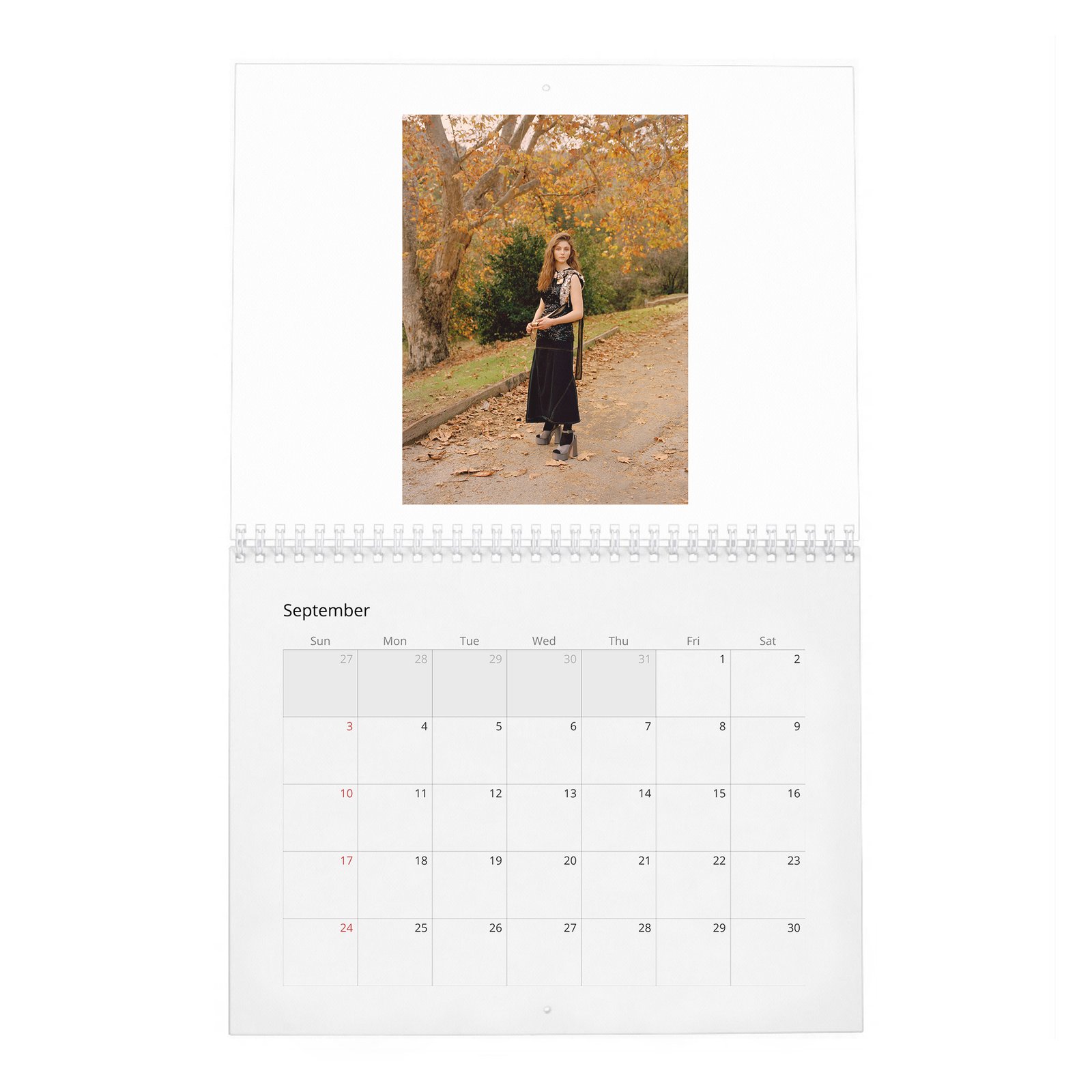 09 Thomasin McKenzie - Flaunt 2027 Wall Calendar