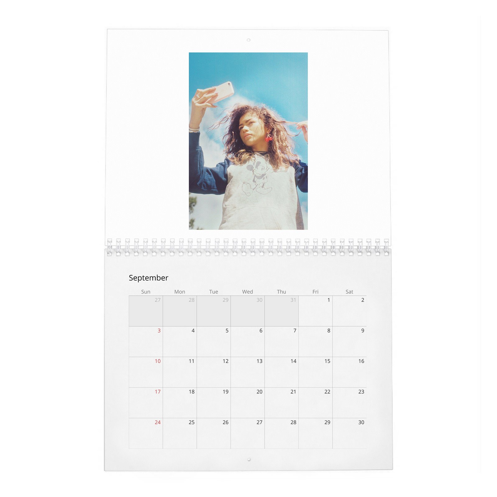 Zendaya - Wonderland 2027 Wall Calendar