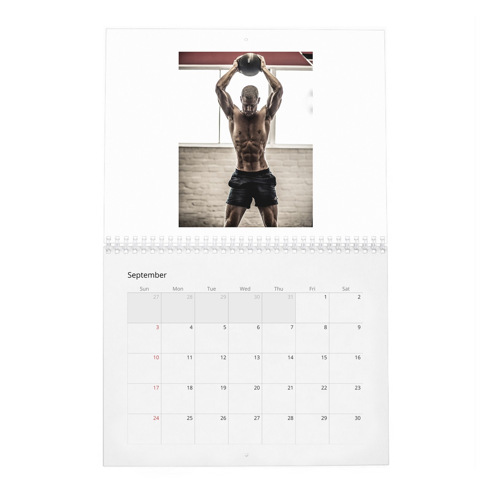09 Black Sails Leading Men - Burn the Ships 2027 Wall Calendar