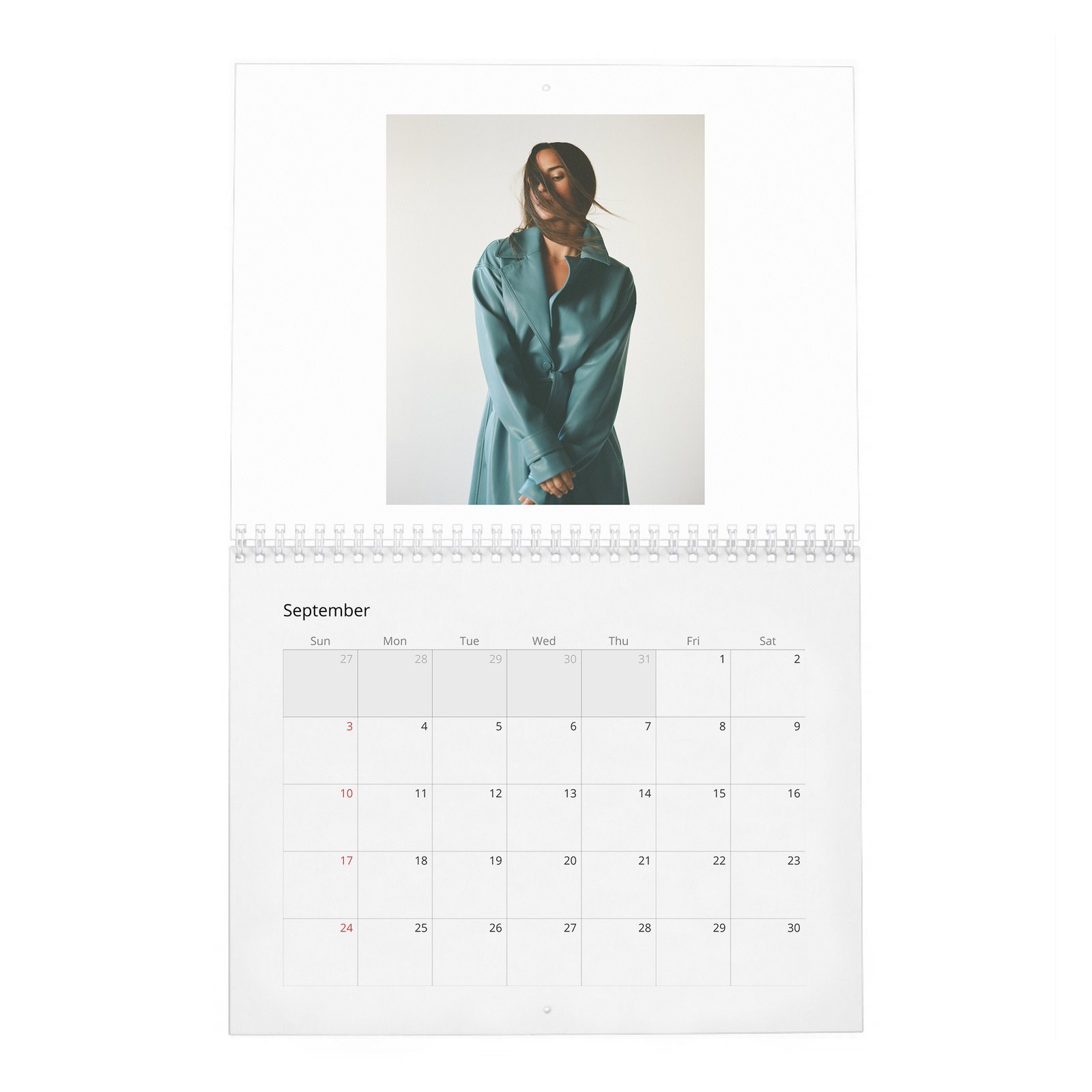 09 Adria Arjona - Laterals 2027 Wall Calendar