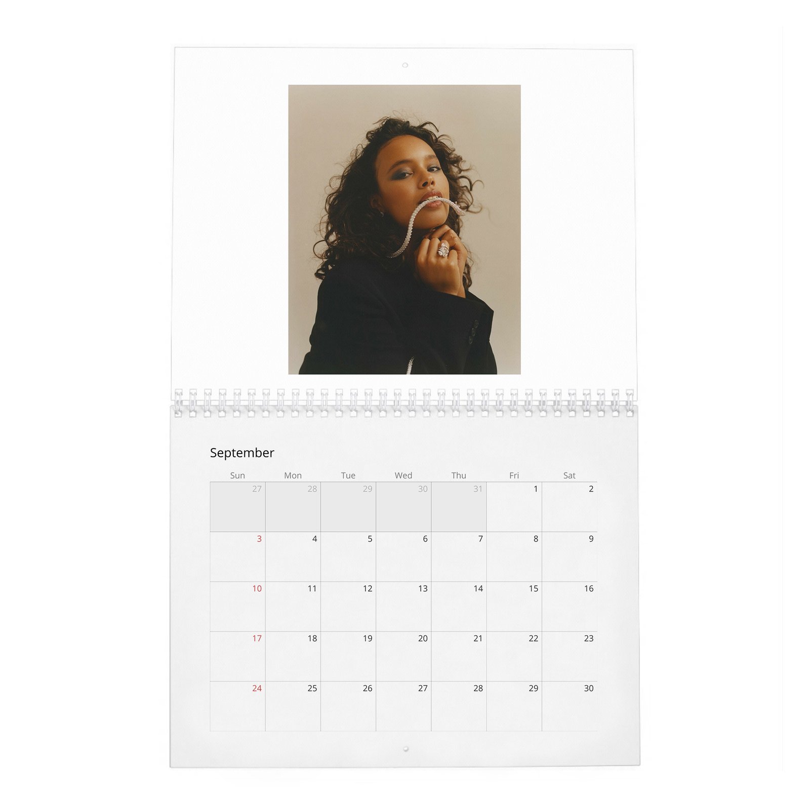 09 Alisha Boe - Wonderland 2027 Wall Calendar