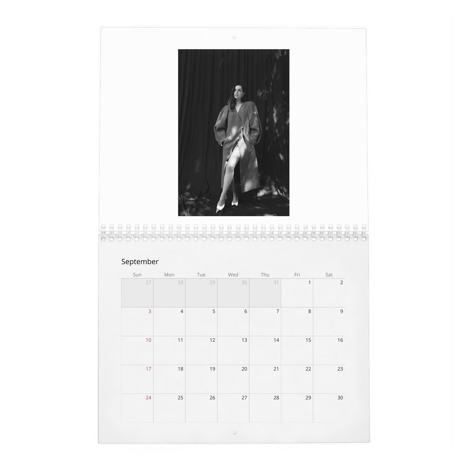 09 Ana De Armas - Flaunt 2027 Wall Calendar
