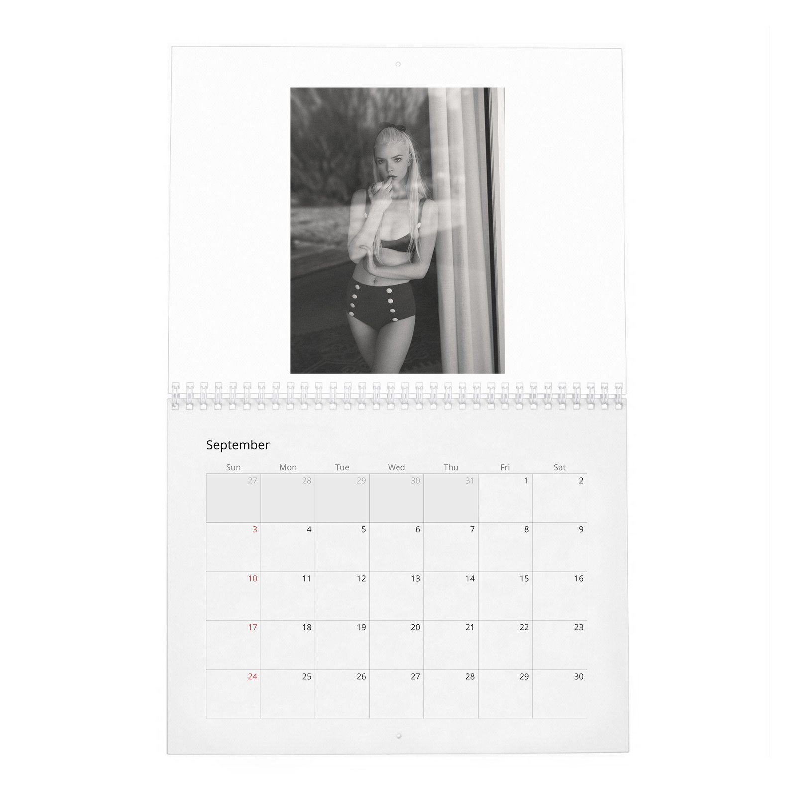 09 Anya Taylor-Joy - Falling In Love 2027 Wall Calendar