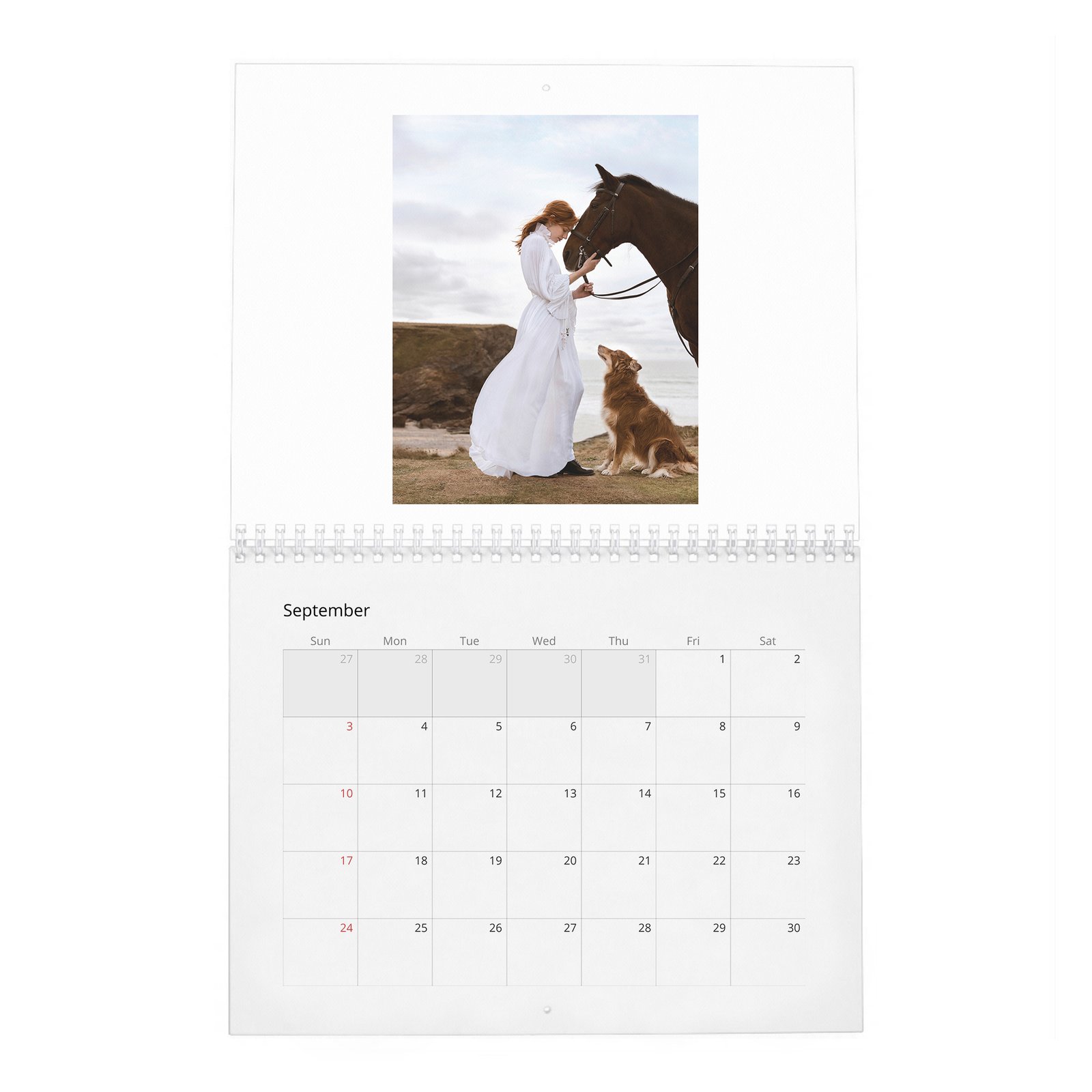 09 Eleanor Tomlinson - O Brave New World 2027 Wall Calendar