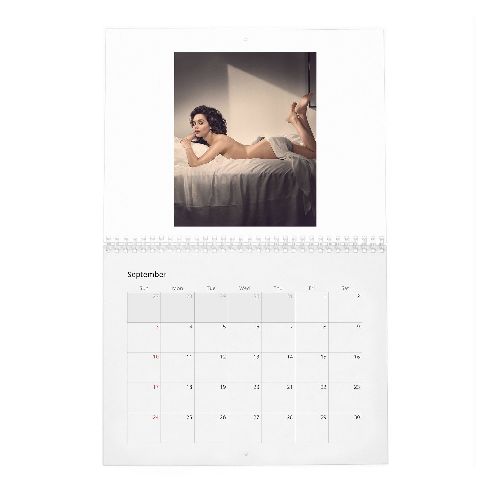 Emilia Clarke - Mother Of Dragons 2027 Wall Calendar