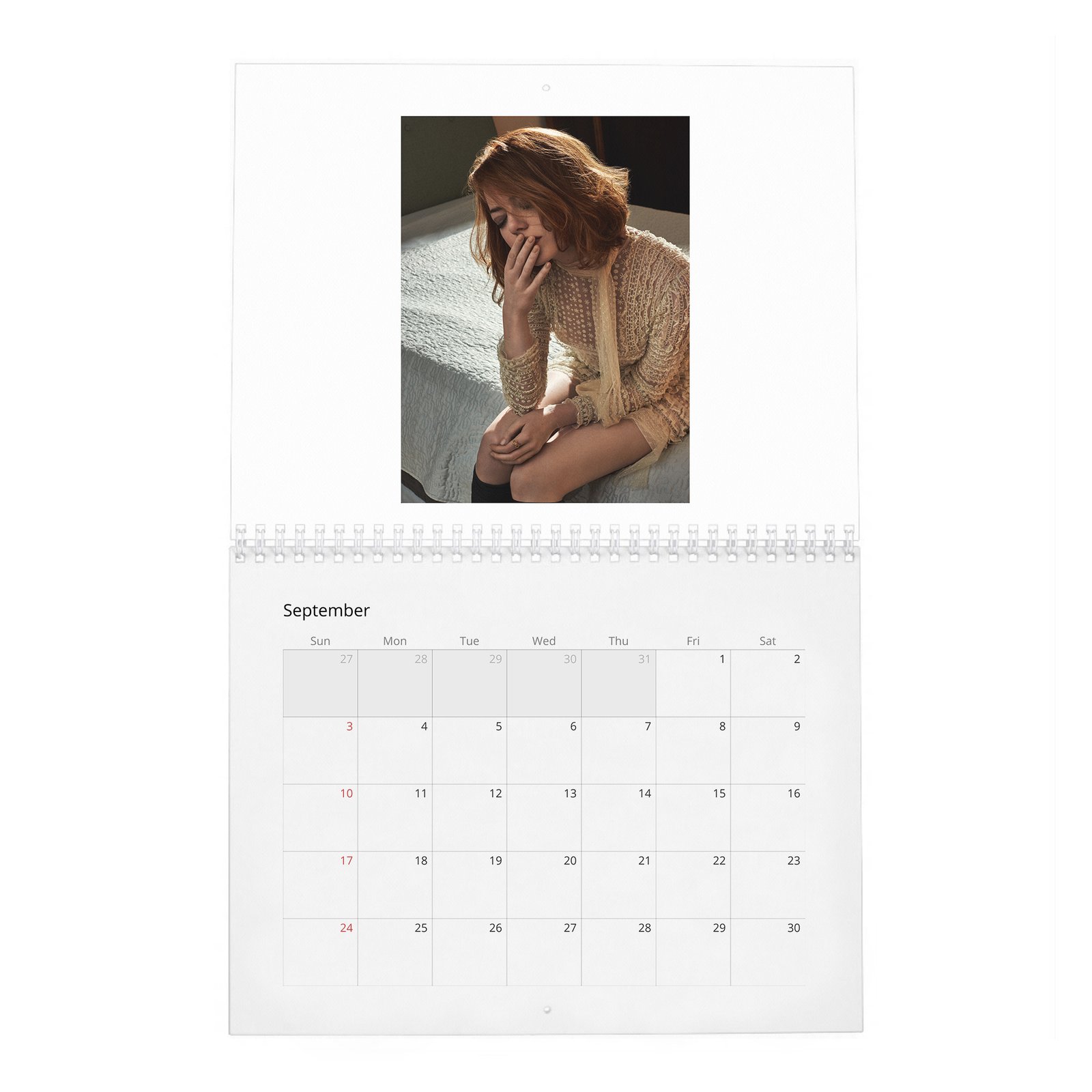 09 Emma Stone - Interview 2027 Wall Calendar