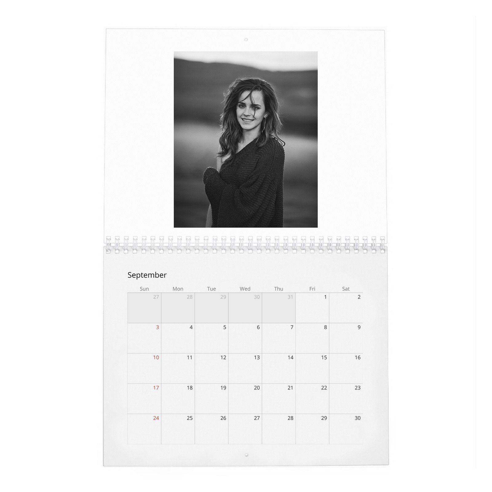 Emma Watson - Voice For Change 2027 Wall Calendar