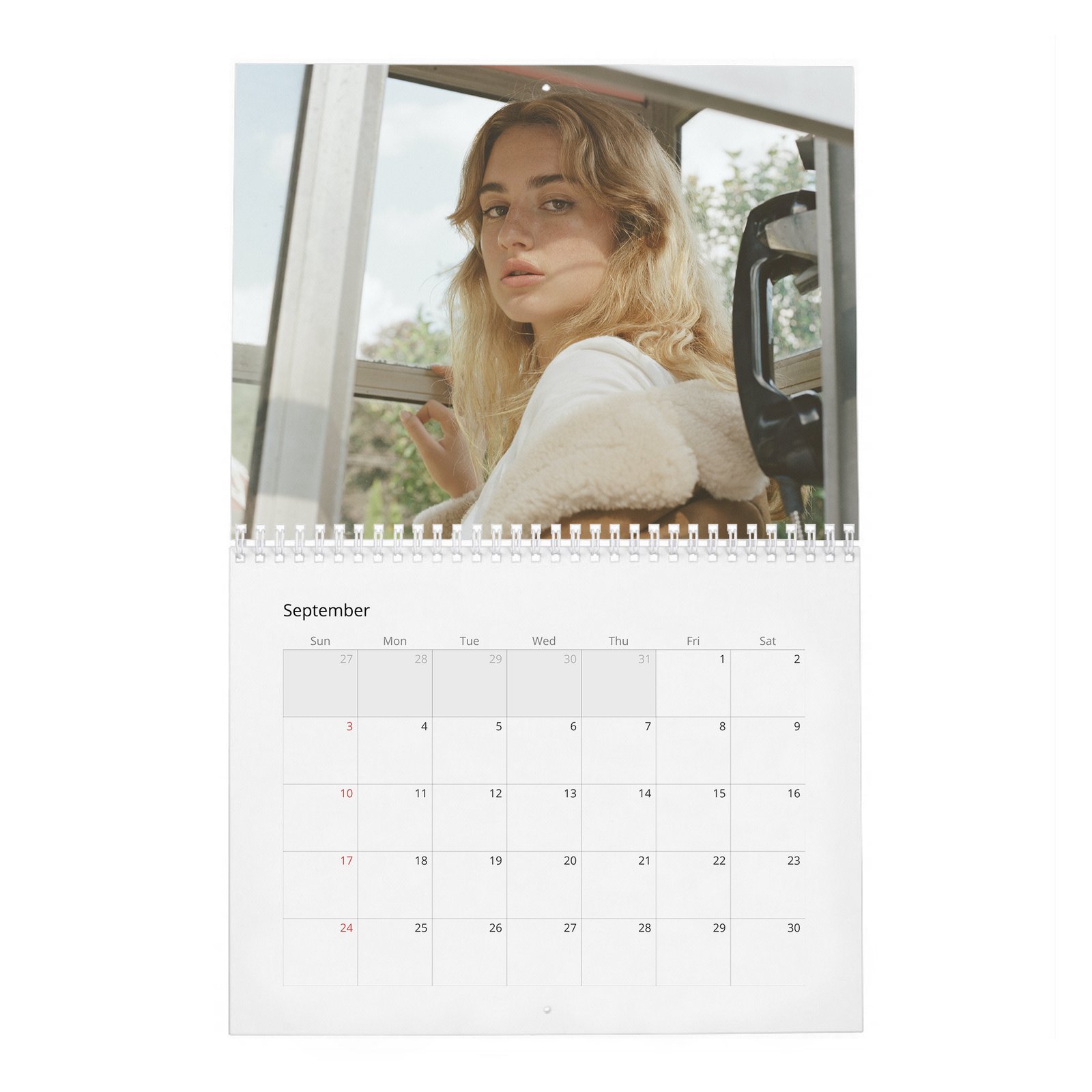 09 Grace Van Patten - Laterals 2027 Wall Calendar