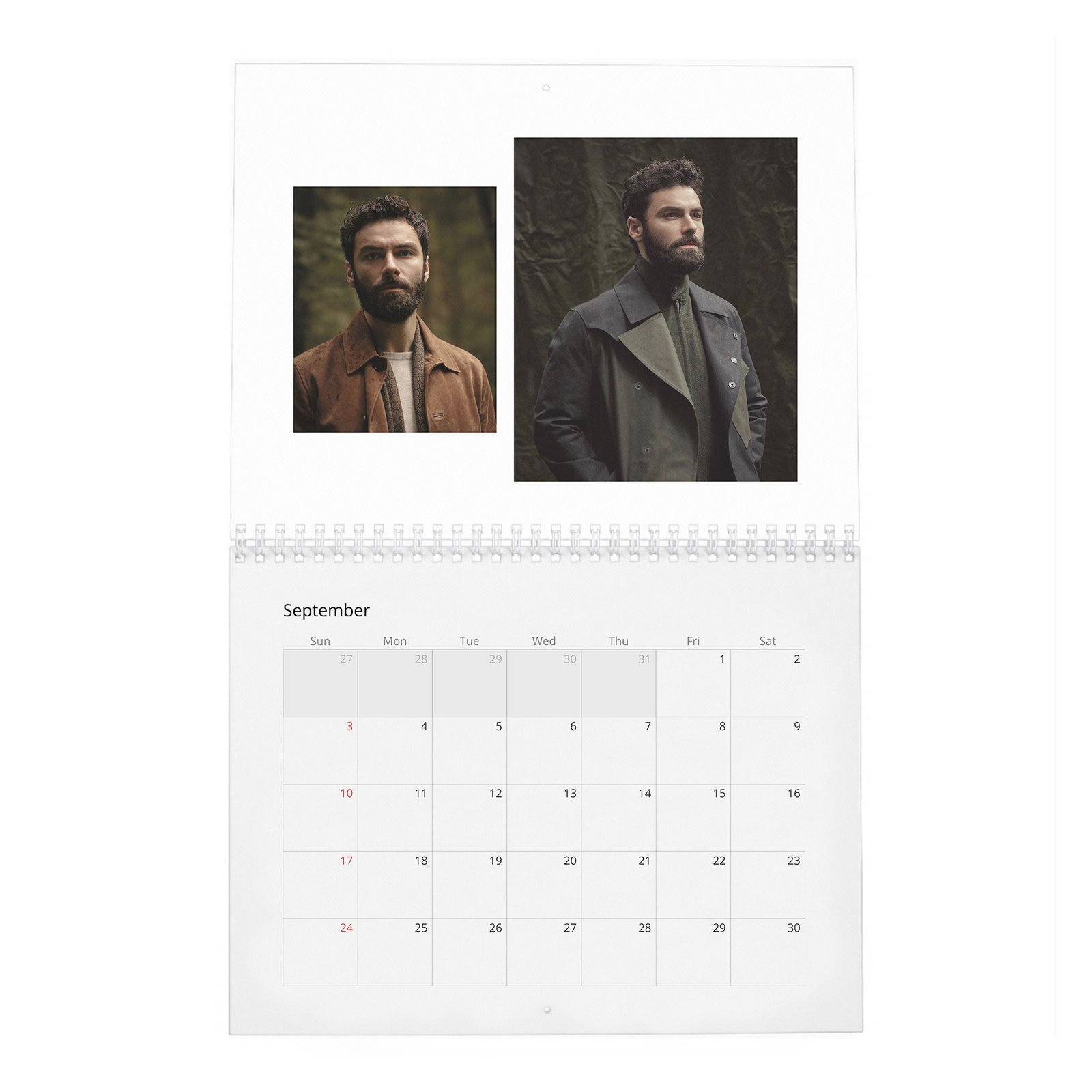09 Aidan Turner - Encore 2027 Wall Calendar