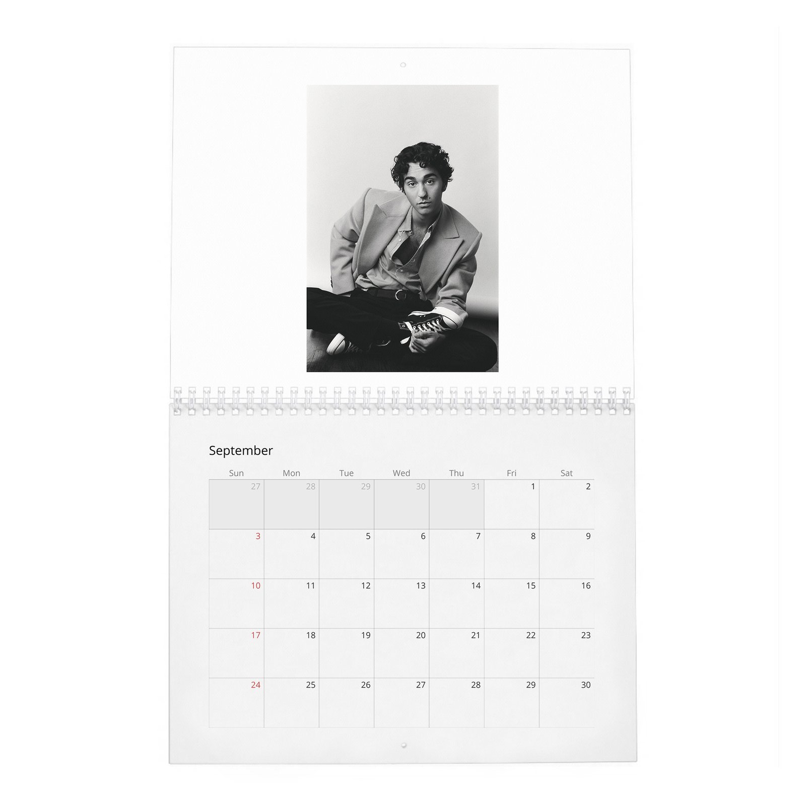 09 Alex Wolff - Interview 2027 Wall Calendar