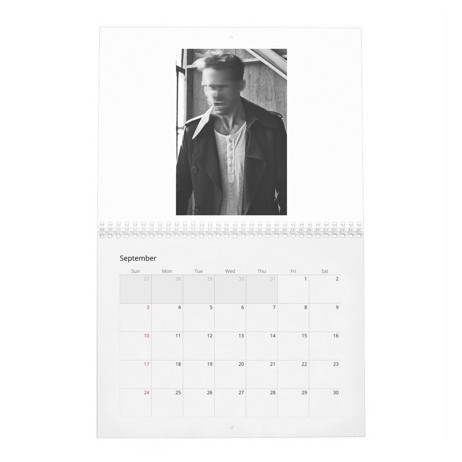 09 Alexander Skarsgard - Scenes 2027 Wall Calendar
