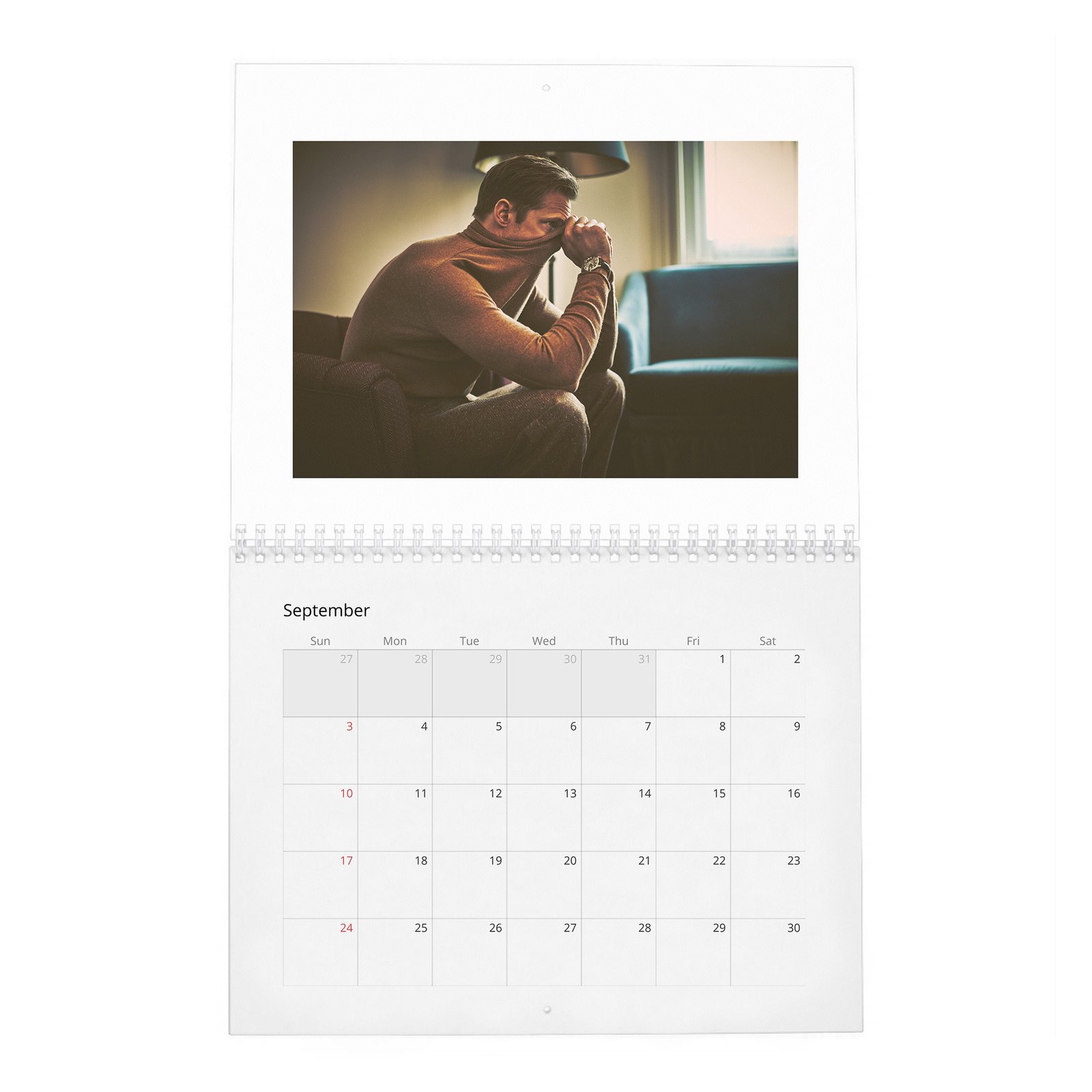 Alexander Skarsgard - Top Swede 2027 Wall Calendar