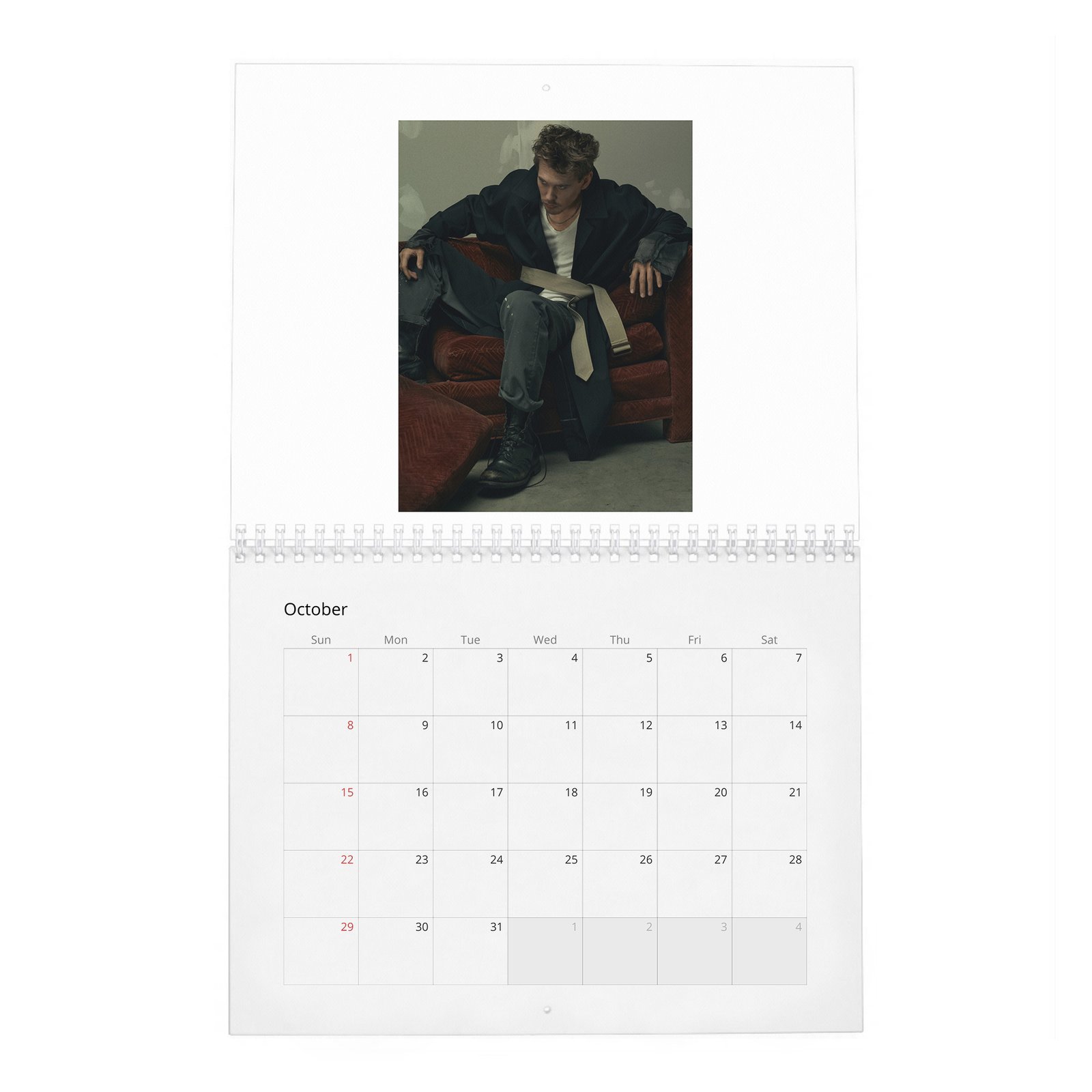 10 Austin Butler - Never Backs Down 2027 Wall Calendar