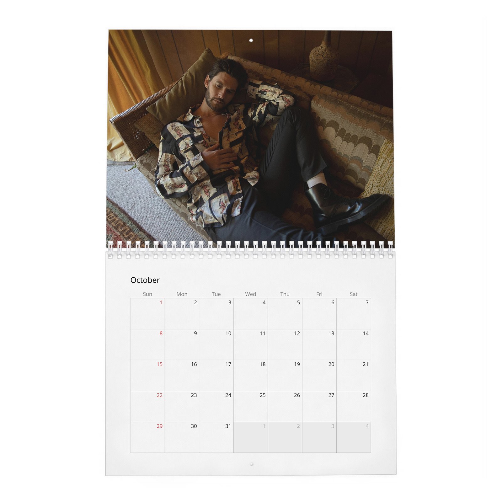 10 Ben Barnes - Never Stands Still 2027 Wall Calendar