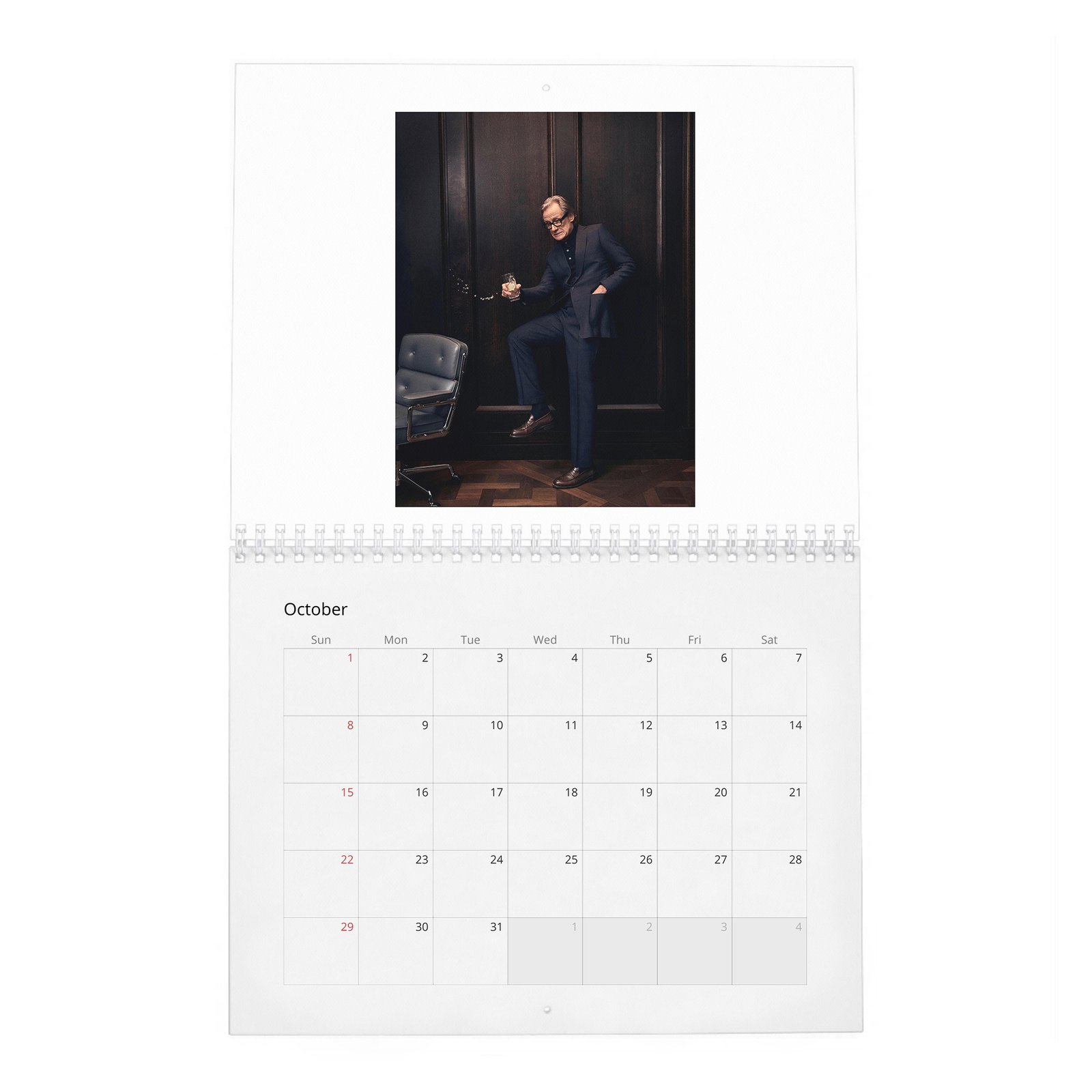 10 Bill Nighy - An Audience With 2027 Wall Calendar