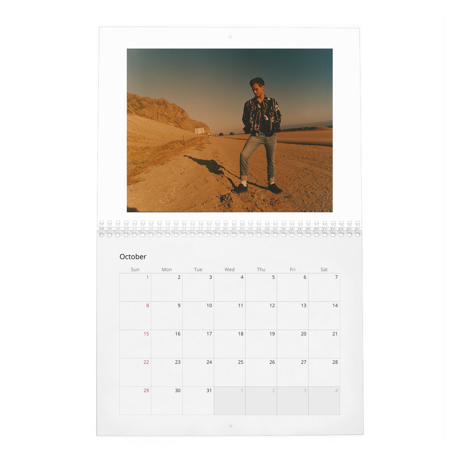 Brandon Flynn - California Dreamin' 2027 Wall Calendar
