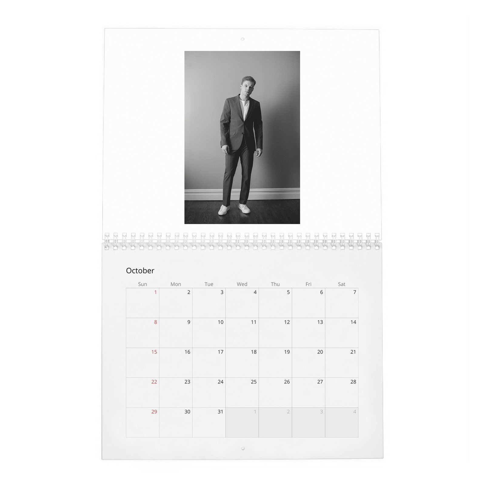 10 Cameron Monaghan - Pibe 2027 Wall Calendar