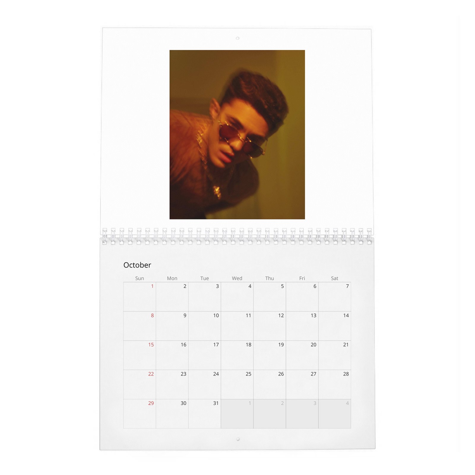 Darren Barnet - Confidence, Identity, and Growth 2027 Wall Calendar
