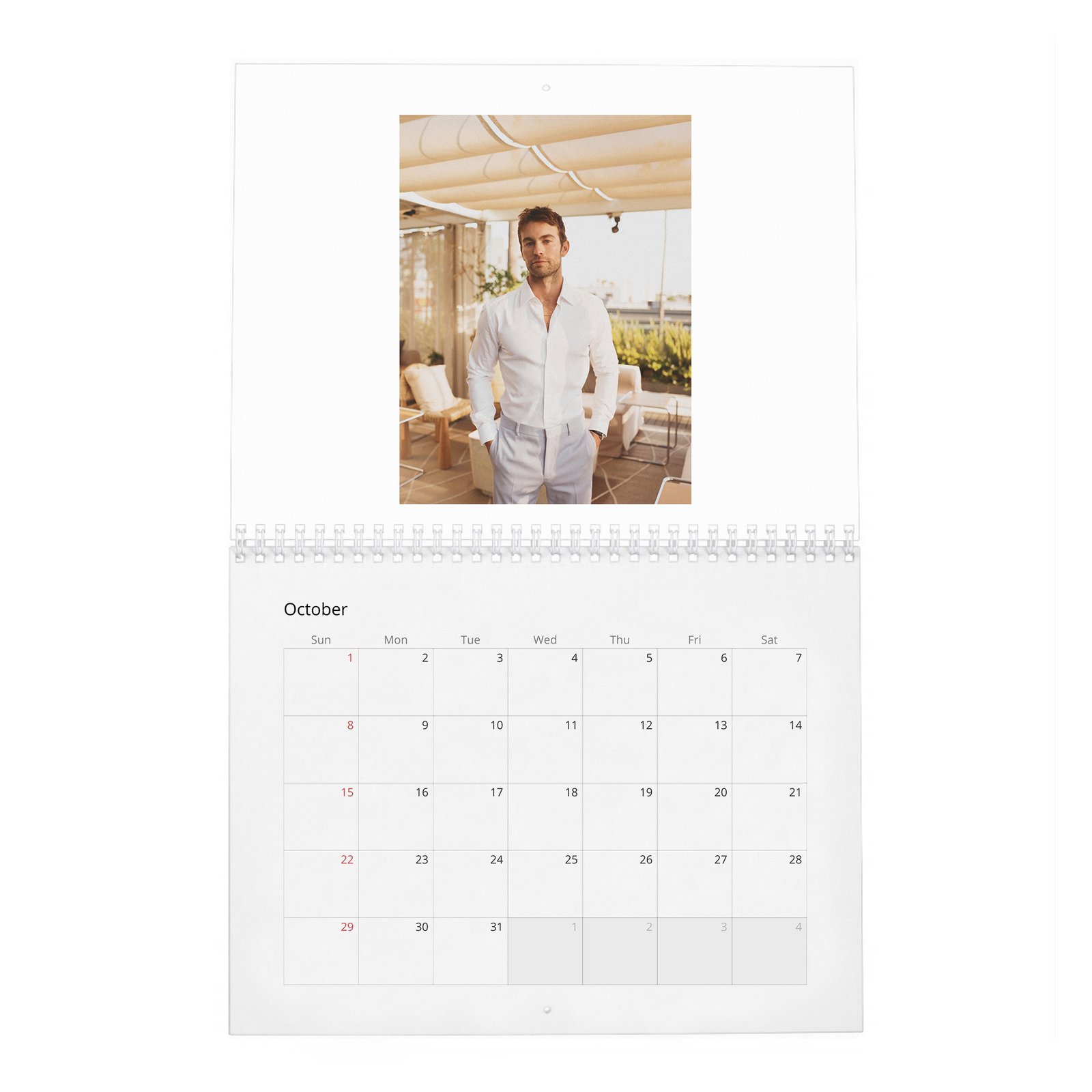 Chace Crawford - Man About Town 2027 Wall Calendar