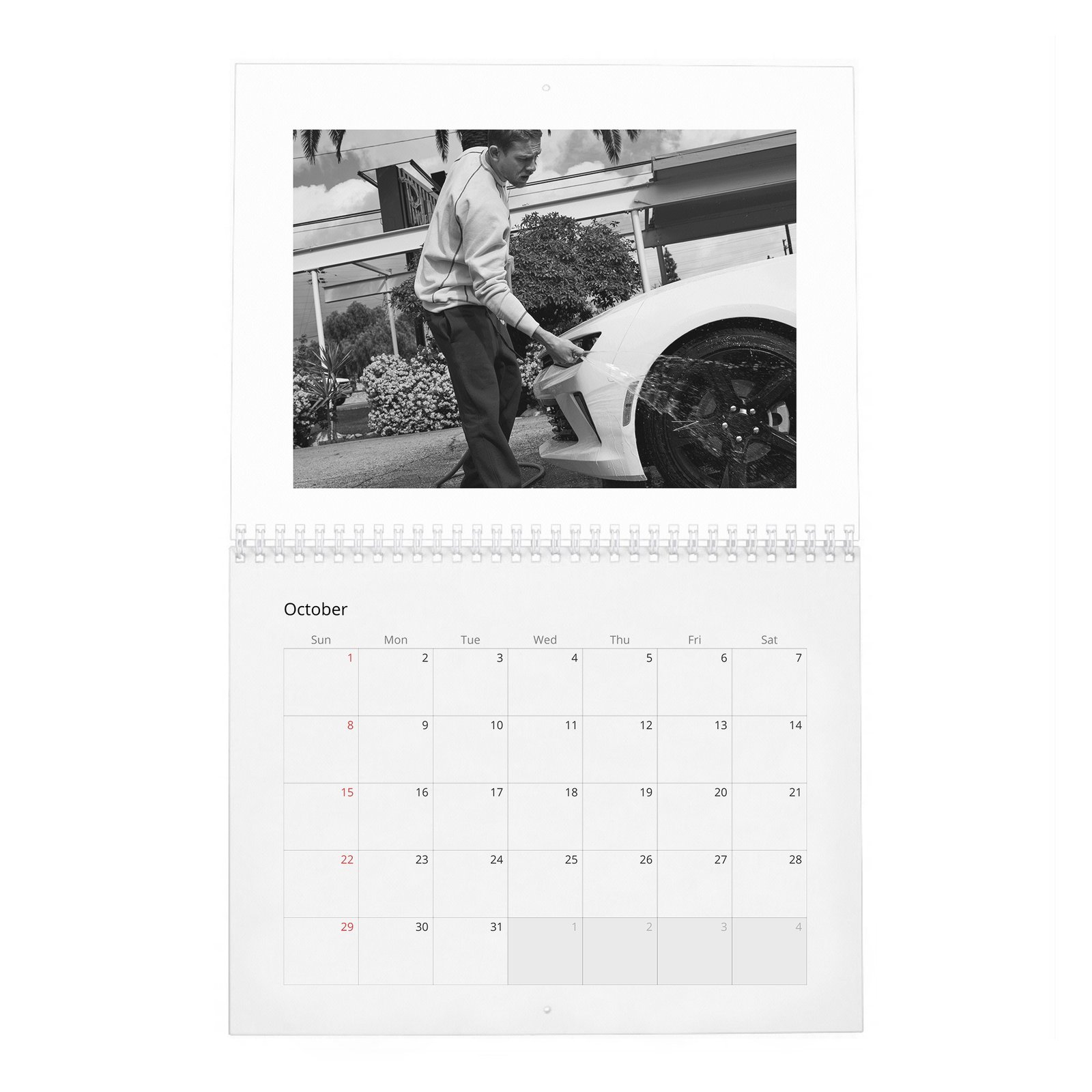 10 Charlie Hunnam - Hunkiest Moments 2027 Wall Calendar
