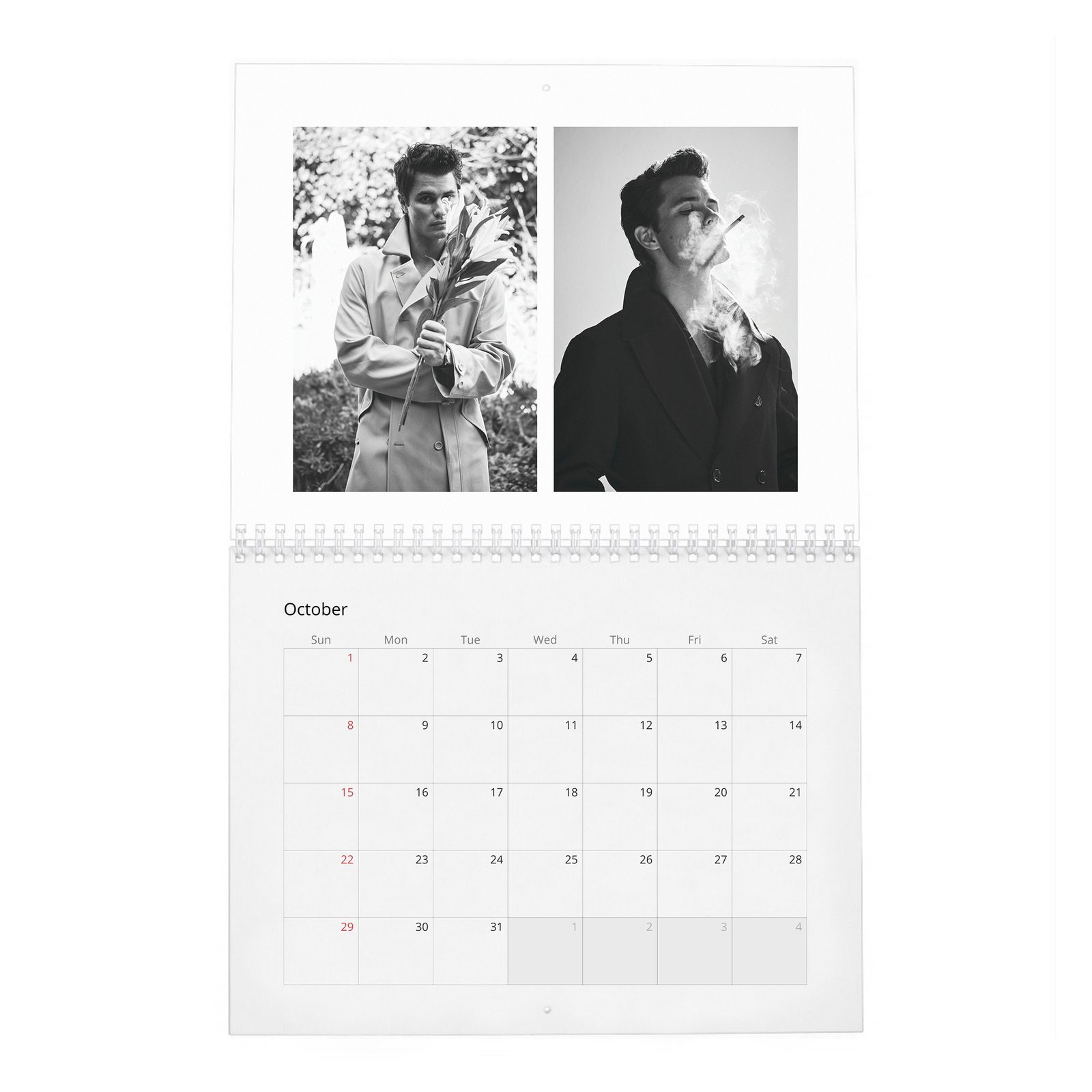 10 Chase Stokes - Wonderland 2027 Wall Calendar