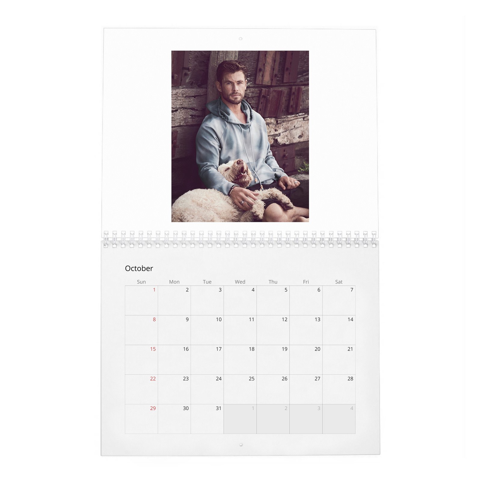 10 Chris Hemsworth - On Life During Uncertain Times 2027 Wall Calendar