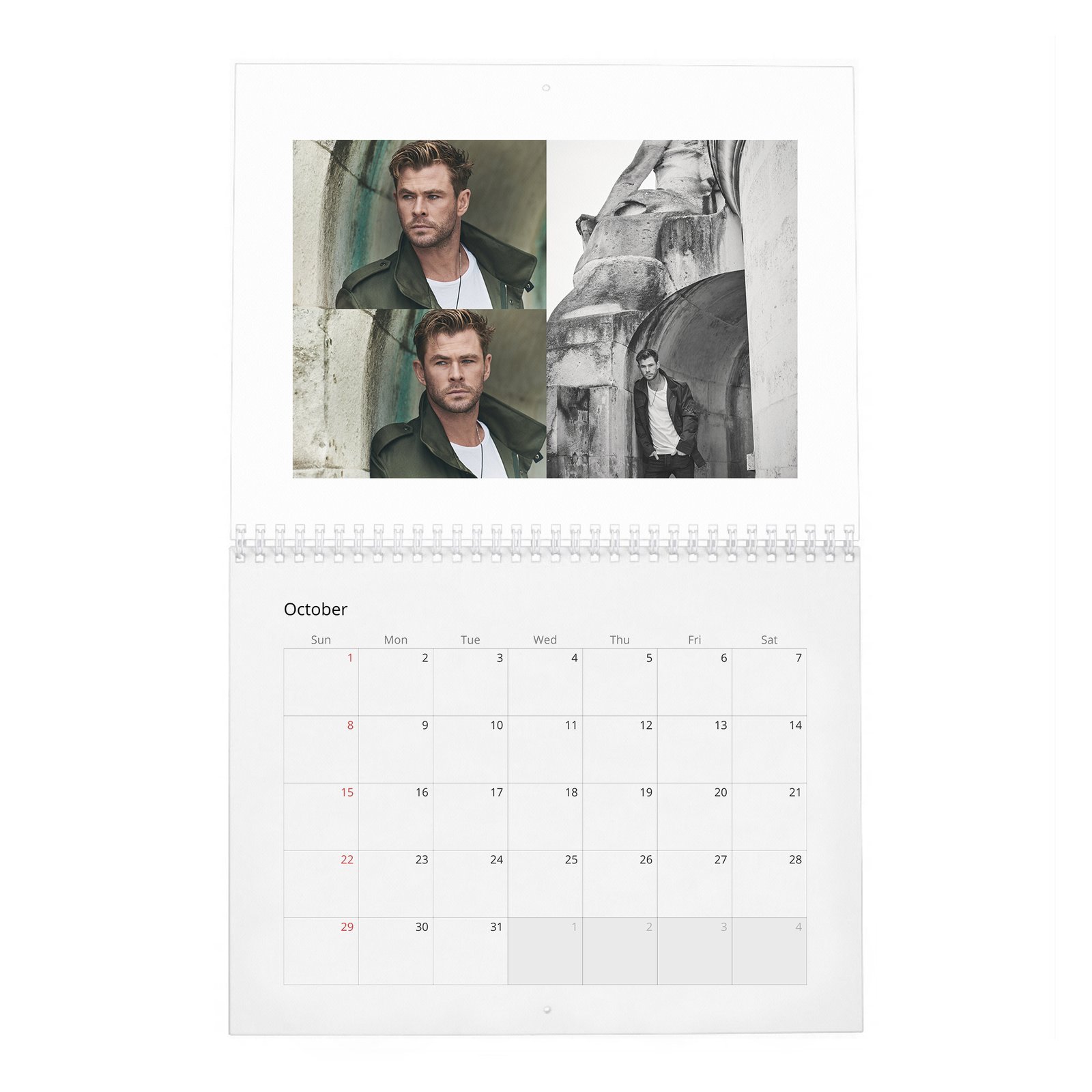 Chris Hemsworth - Strength And Soul 2027 Wall Calendar