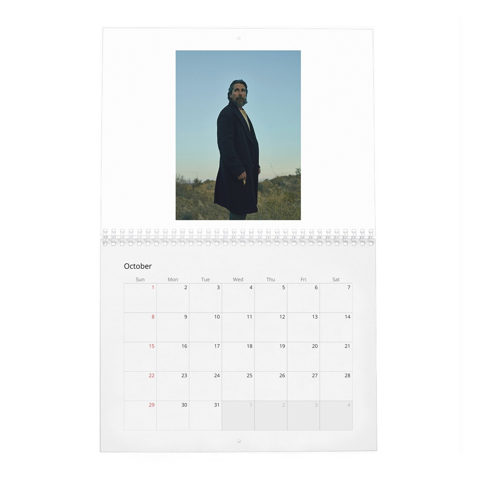 Christian Bale - Hollywood's Reluctant King 2027 Wall Calendar