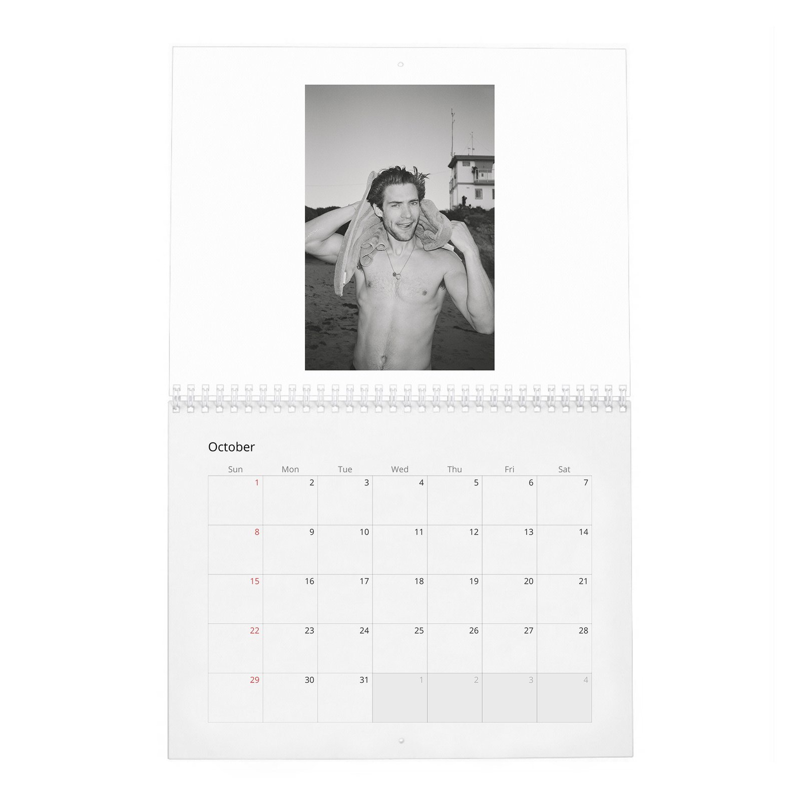 10 David Corenswet - Man About Town 2027 Wall Calendar