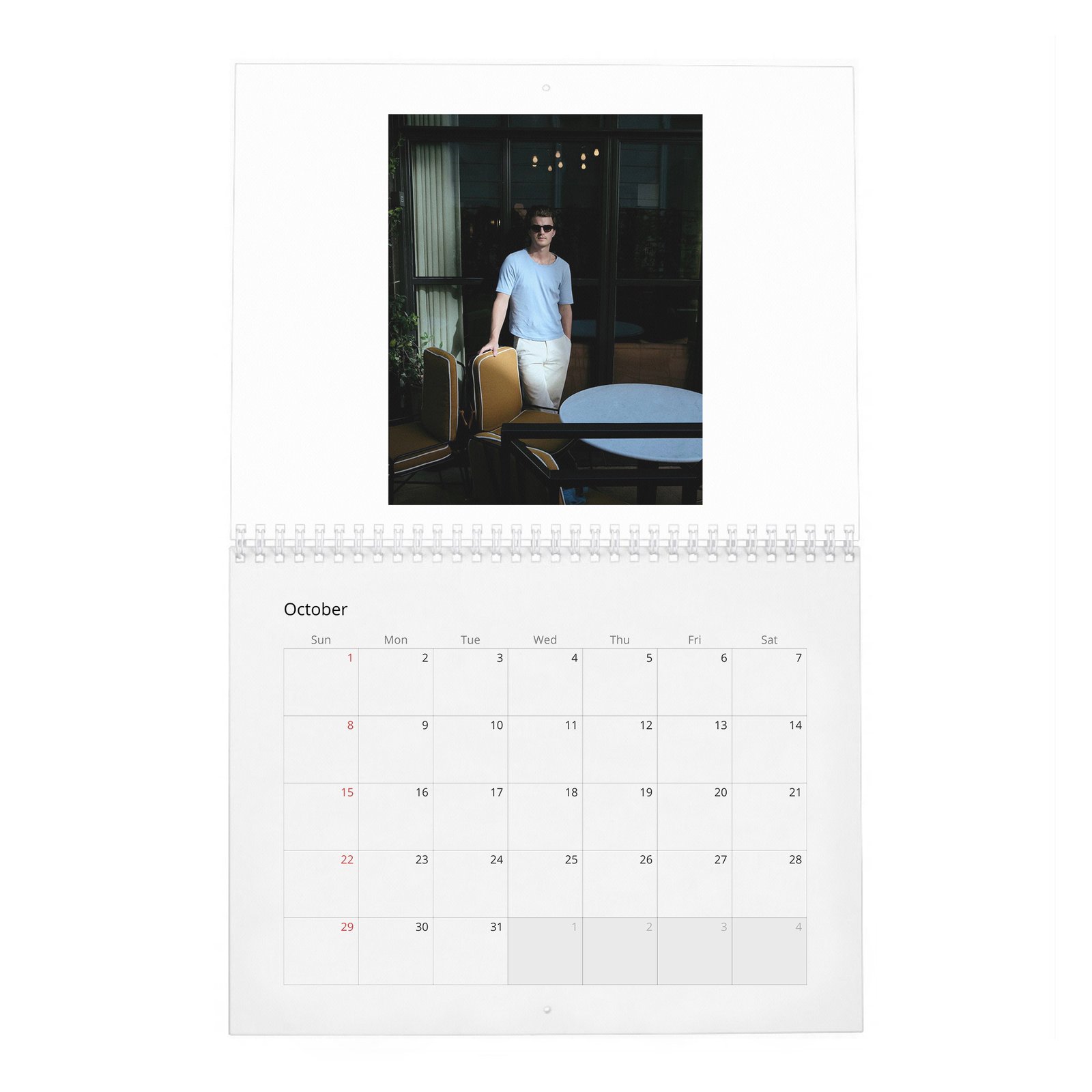 10 Joe Keery - Turning Expectations 2027 Wall Calendar