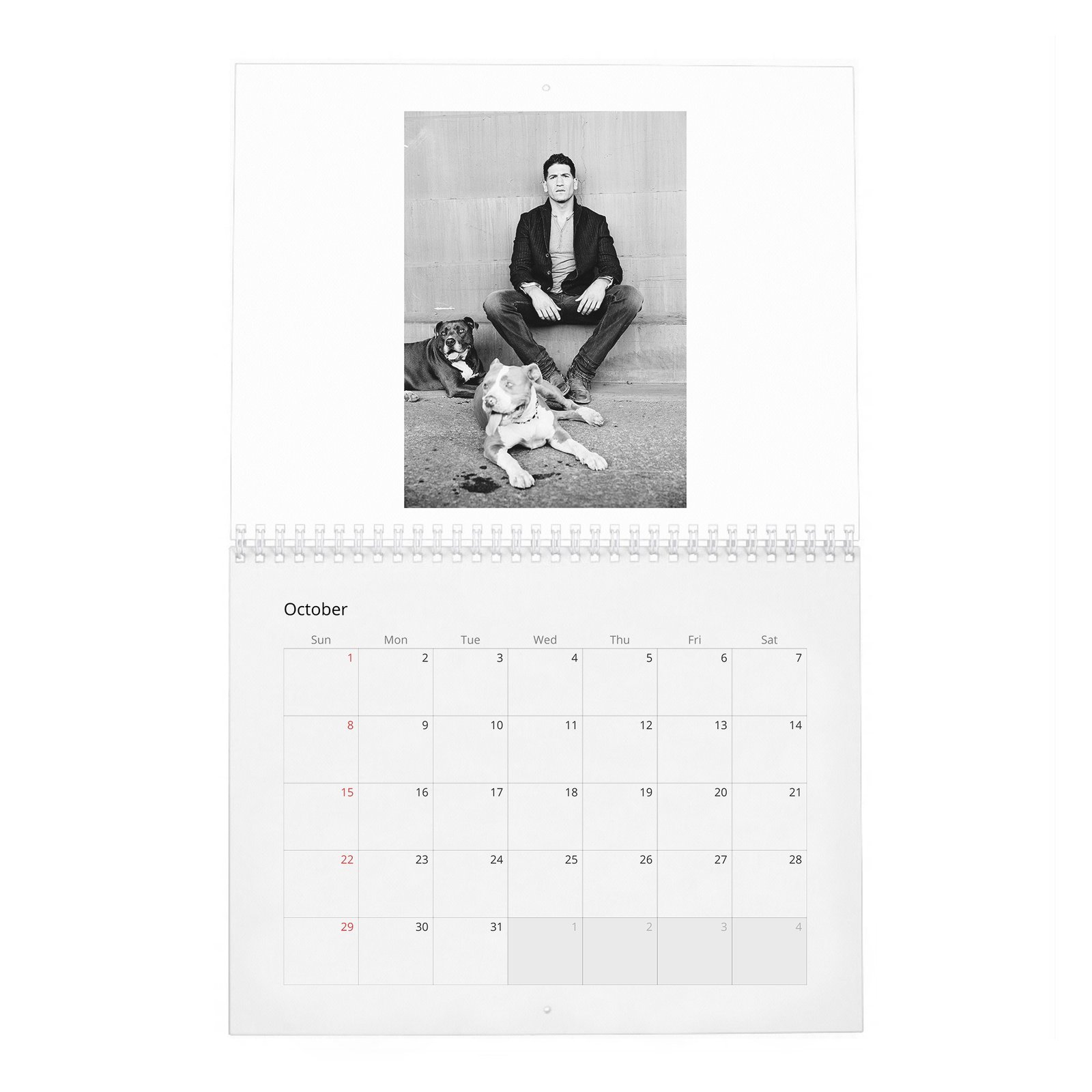 10 Jon Bernthal - Man On Fire 2027 Wall Calendar