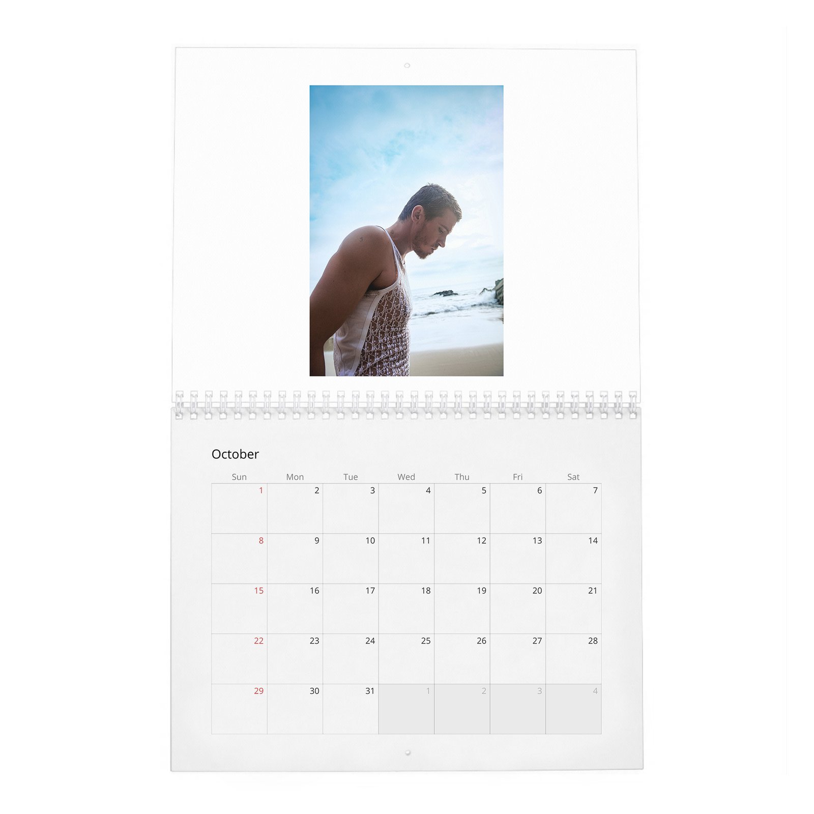10 Garrett Hedlund - Flaunt 2027 Wall Calendar