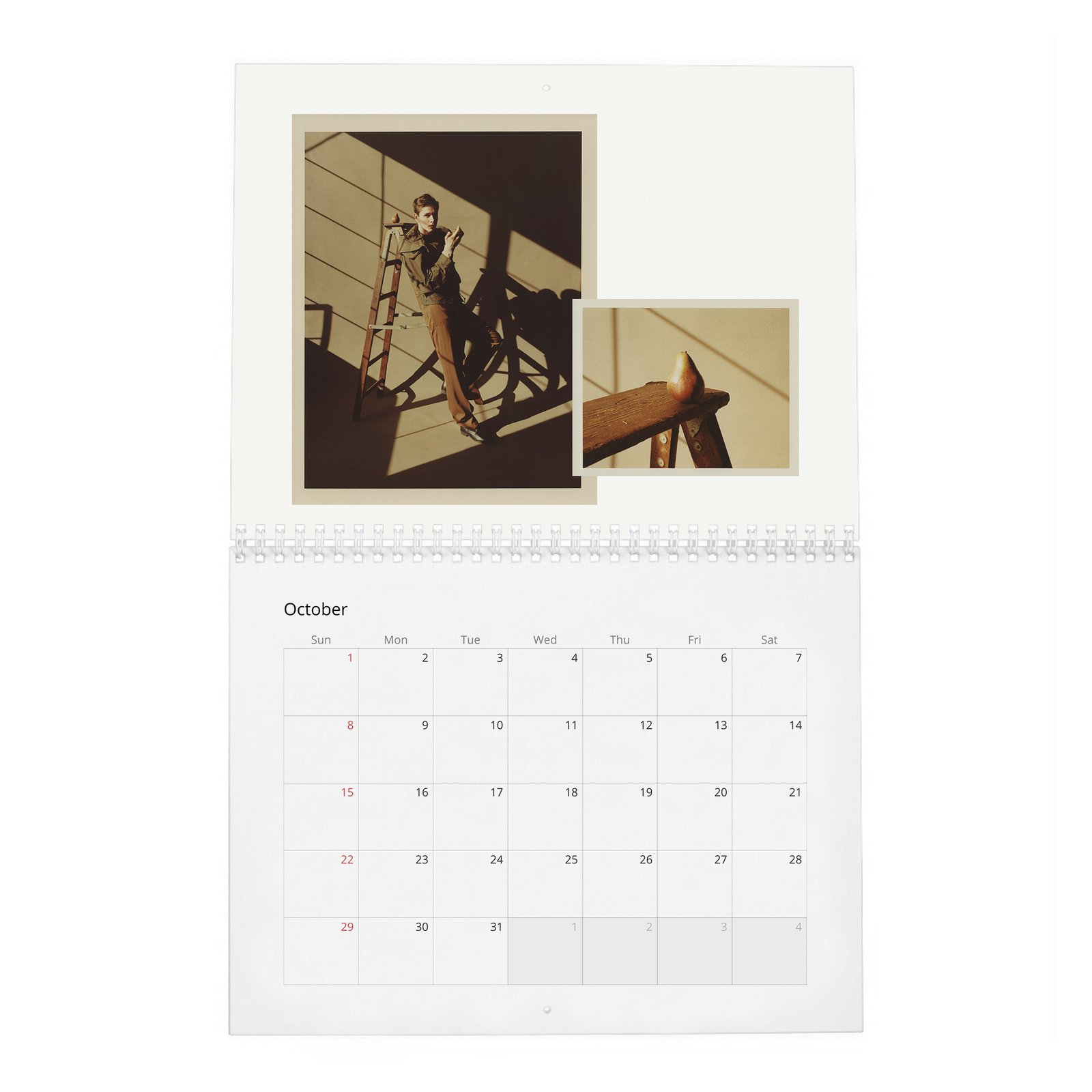 10 Harris Dickinson - Playing With Light 2027 Wall Calendar