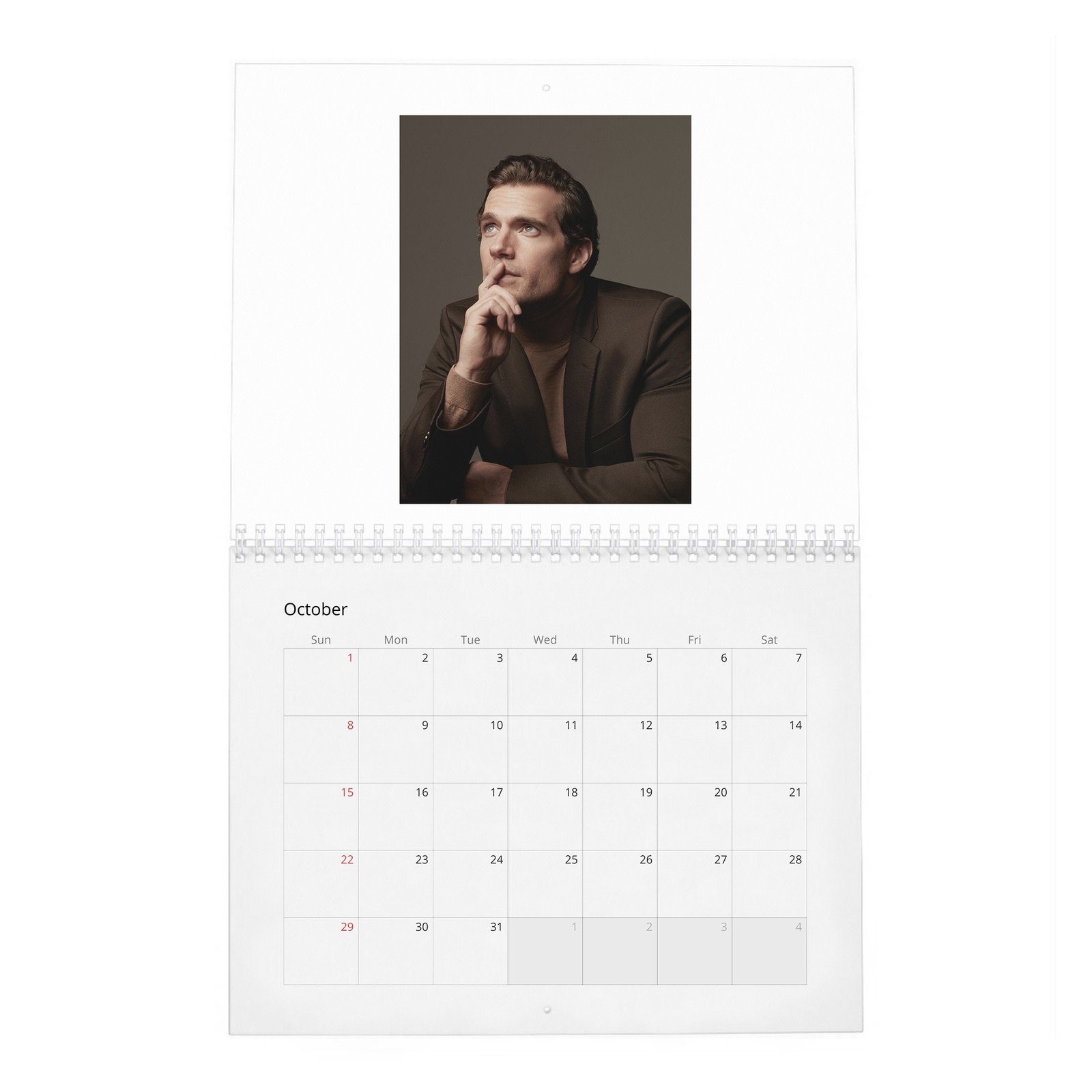 10 Henry Cavill - Almost Perfect 2027 Wall Calendar