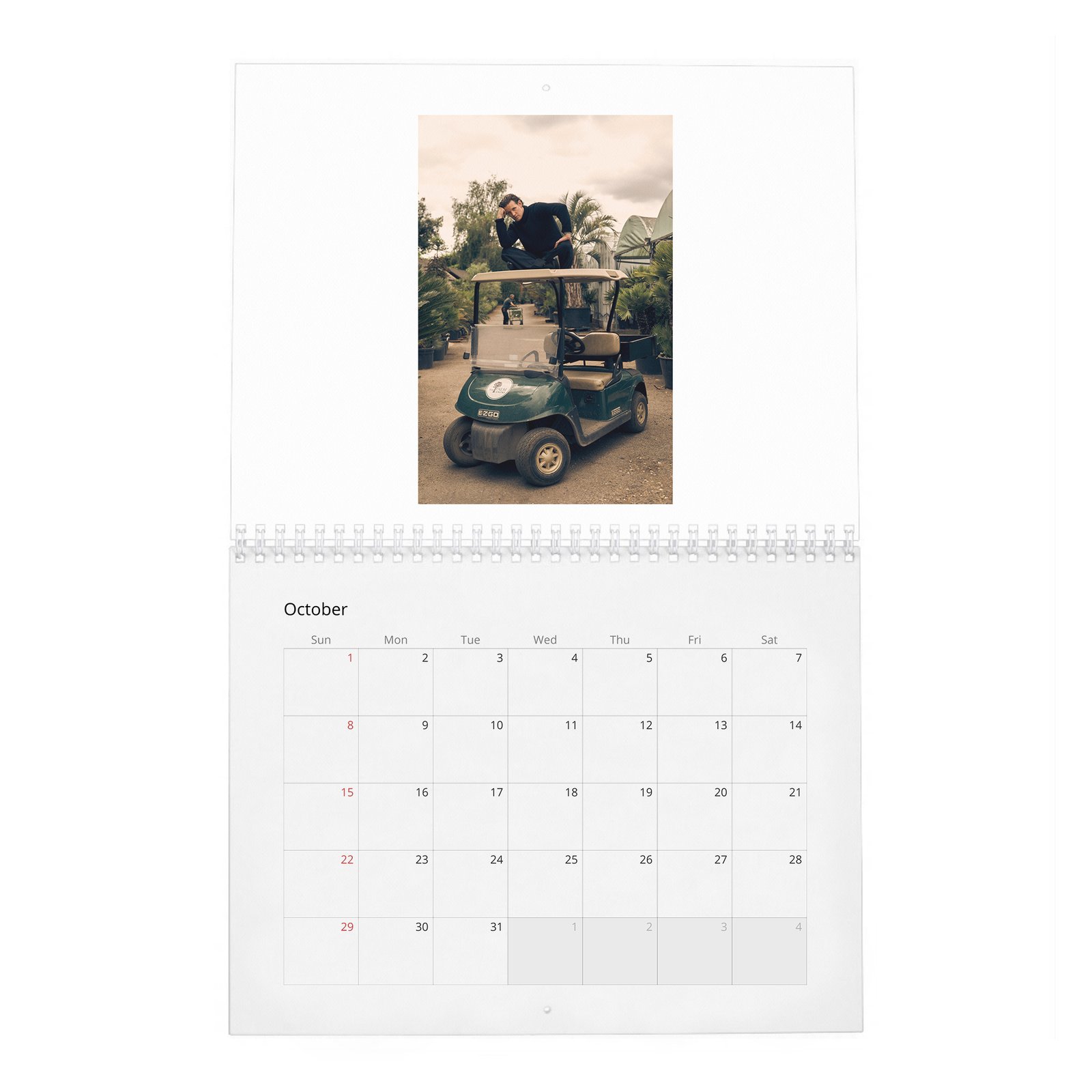 10 Matt Smith - Flaunt 2027 Wall Calendar