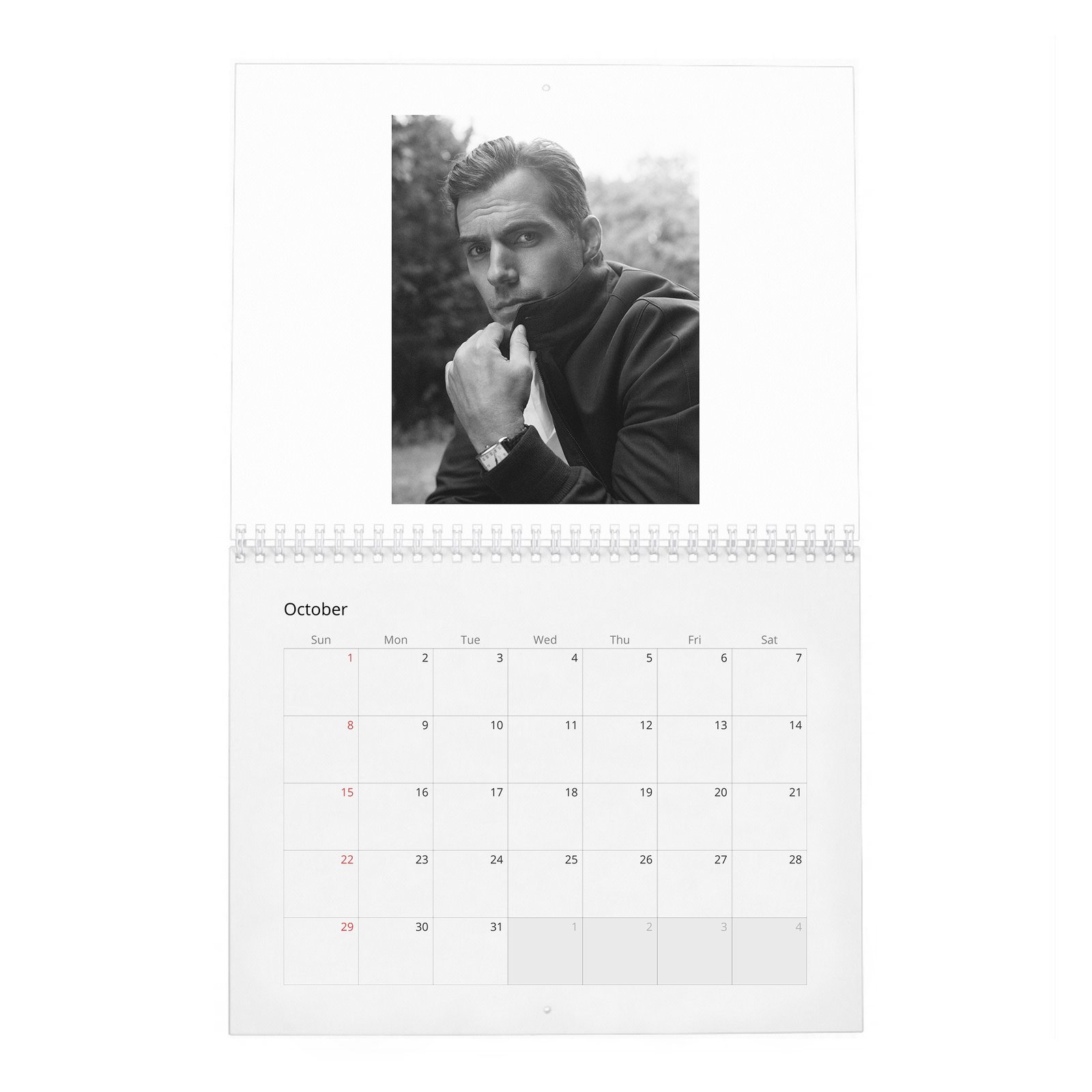 10 Henry Cavill - The Real Power Player 2027 Wall Calendar