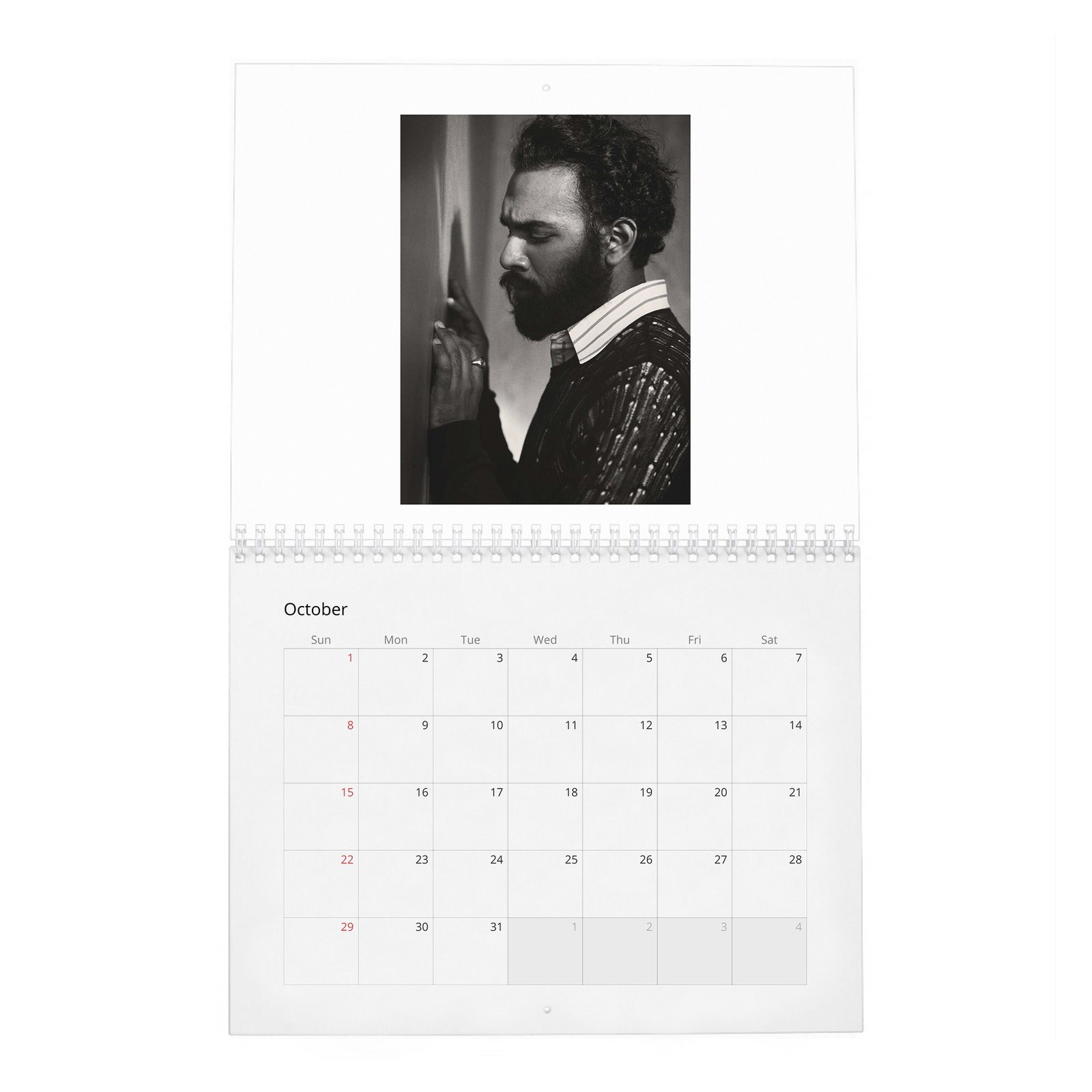 10 Himesh Patel - Content 2027 Wall Calendar