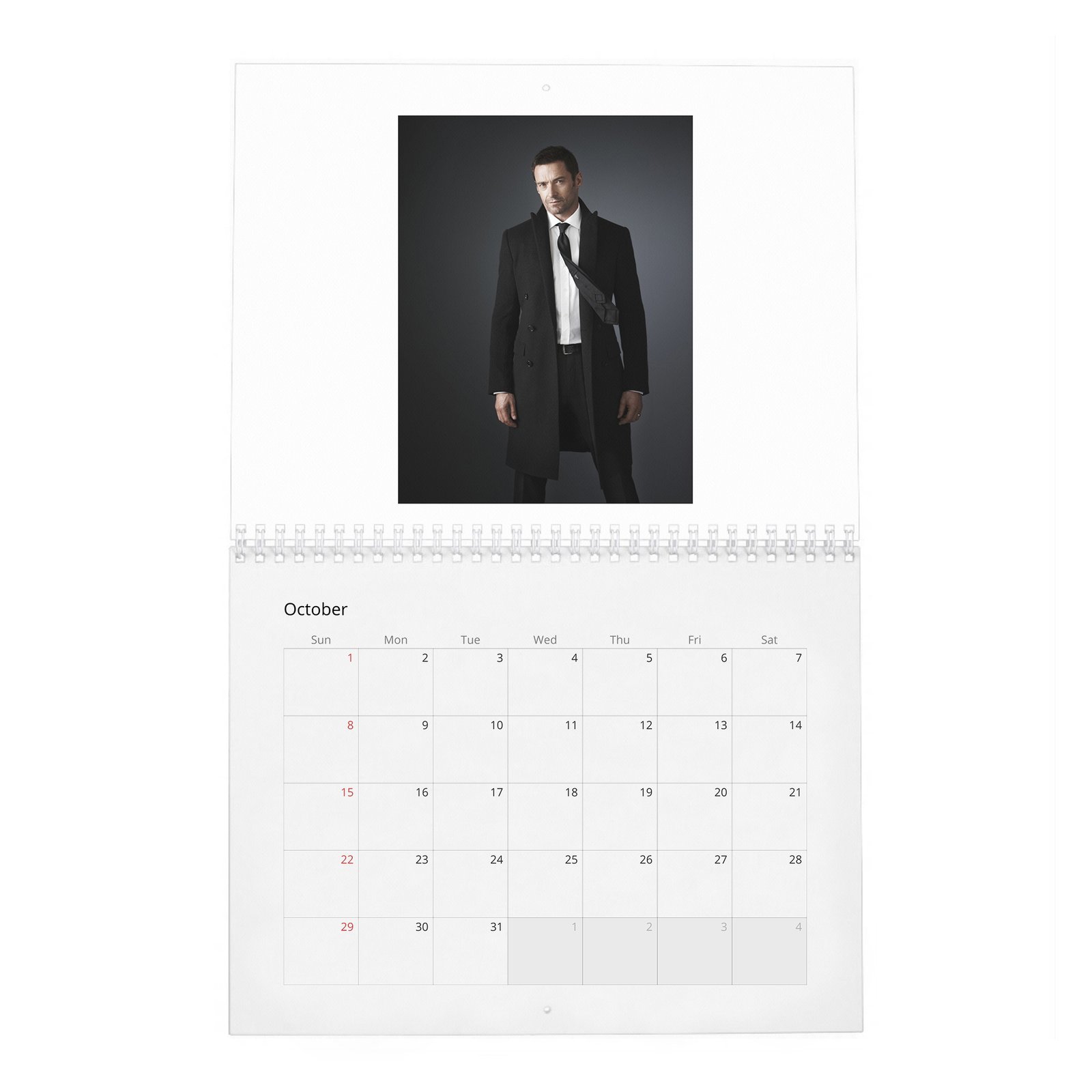 10 Hugh Jackman - The Greatest 2027 Wall Calendar