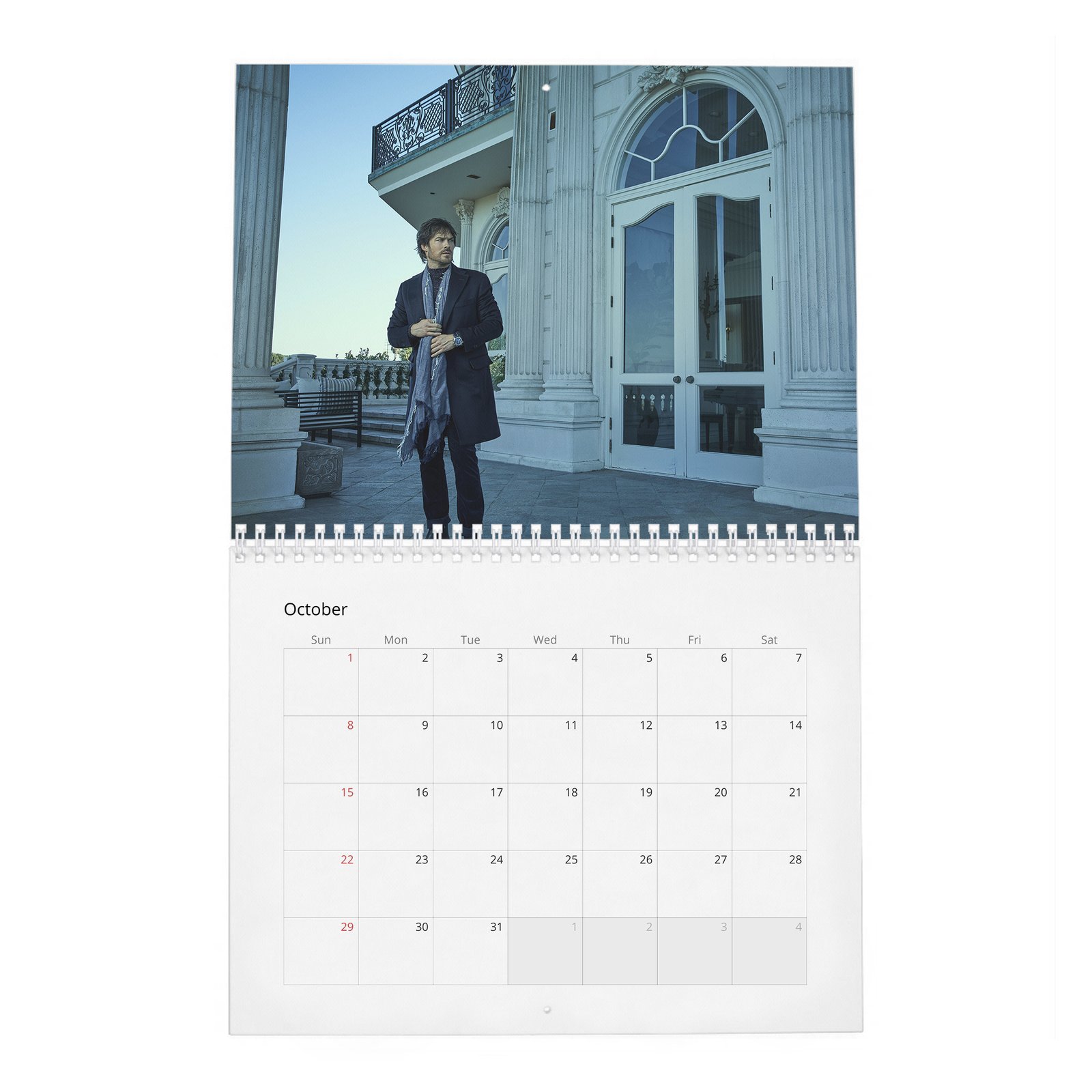 10 Ian Somerhalder - Nobleman 2027 Wall Calendar
