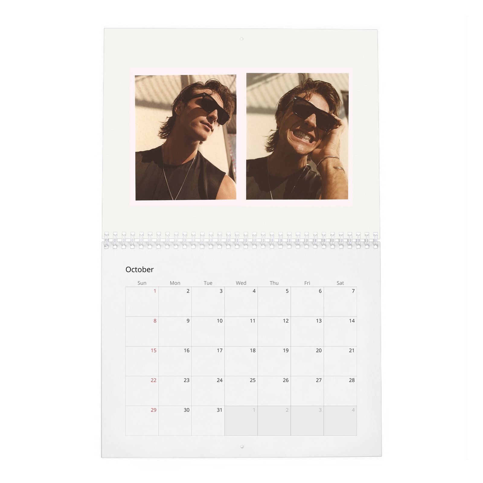 10 Jacob Elordi - Flaunt 2027 Wall Calendar
