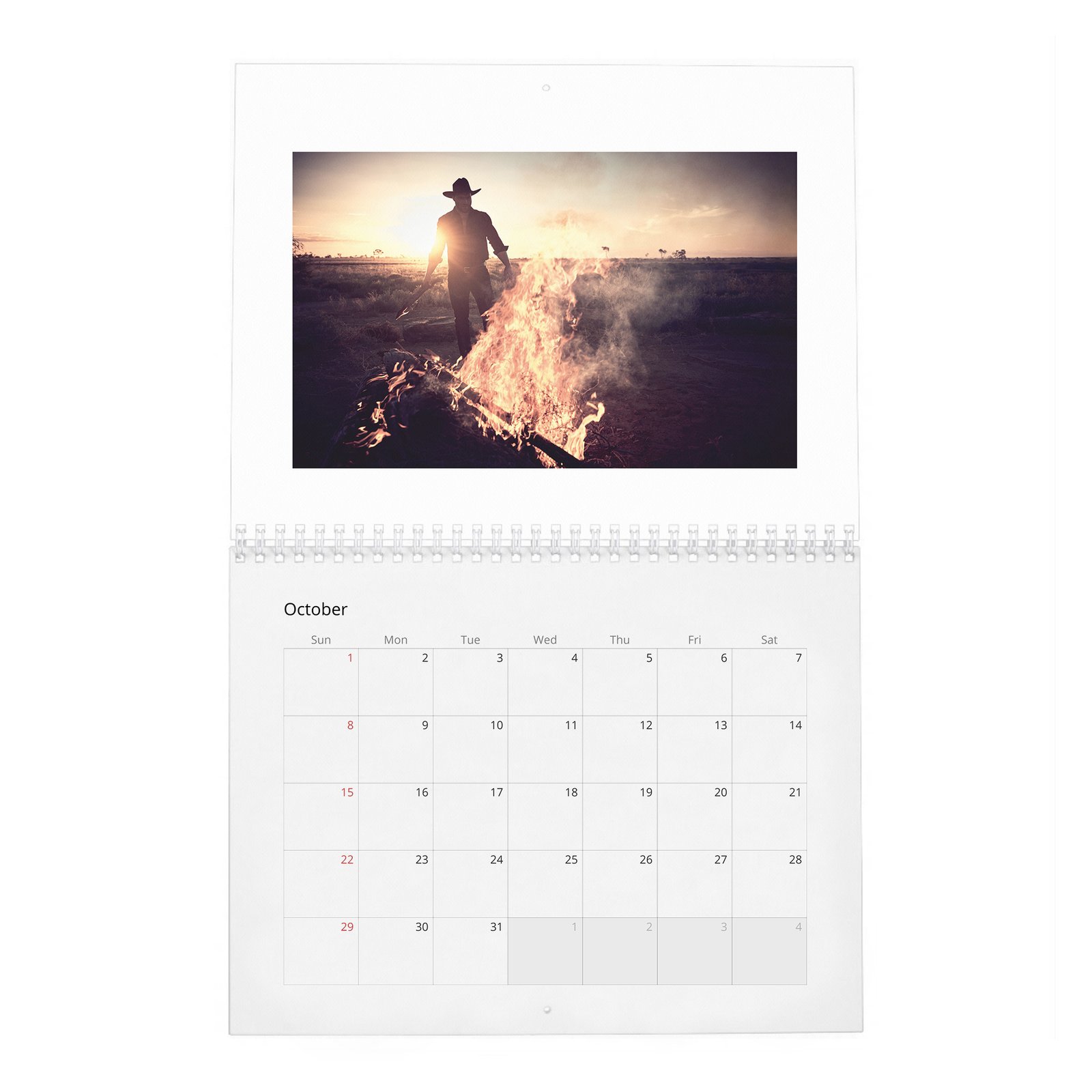 10 Jai Courtney - Outback Adventure 2027 Wall Calendar