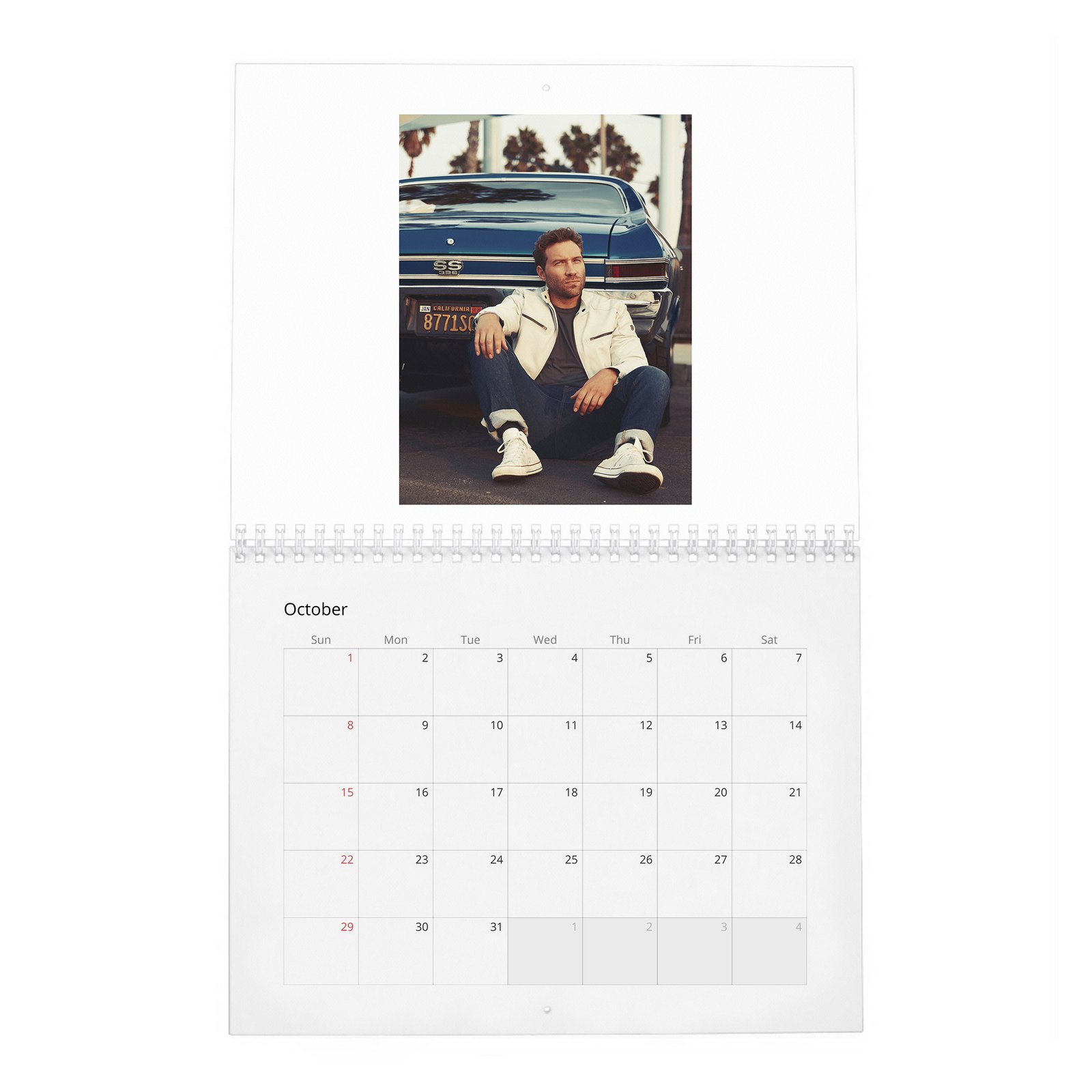 Jai Courtney - The Killer In Me 2027 Wall Calendar