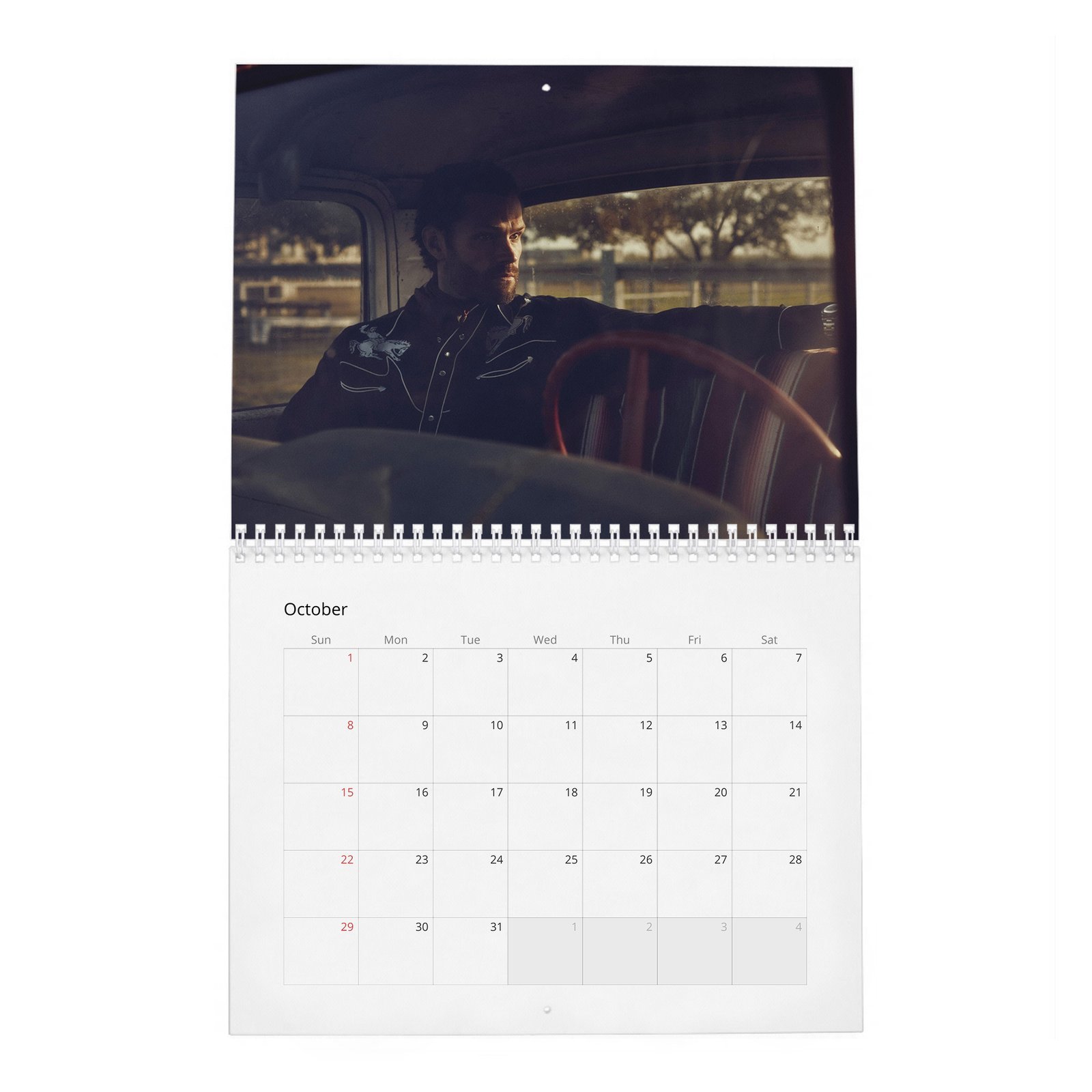 10 Jared Padalecki - The New Texas Ranger 2027 Wall Calendar