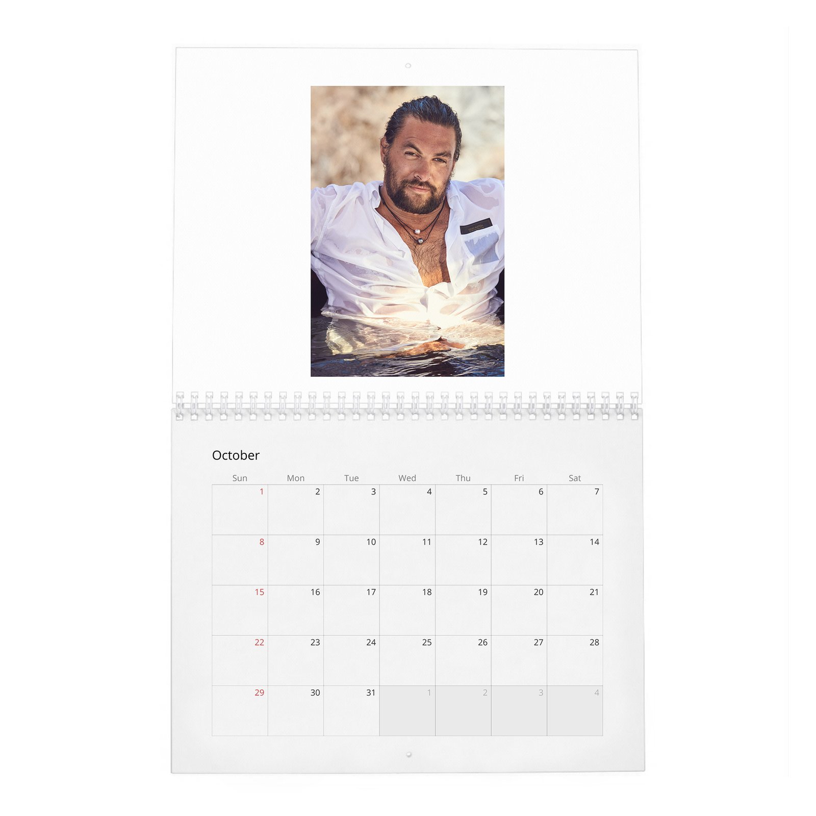 10 Jason Momoa - King Of The Wild Things 2027 Wall Calendar